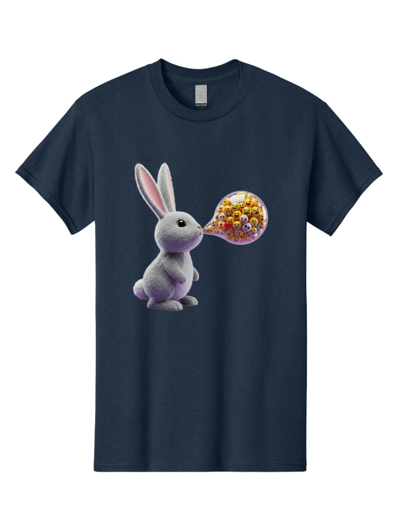 Gray-Bunny-Emoji-Cloud Men'S Graphic Tee, 100% Cotton, Comfortable Casual Summer Wear, Machine Washable, Vintage Camera, Old Camera, Antique Camera, Black Camera, Classic Photography, Photography Equipment, Nostalgic Device, Film Camera, Baq915 5