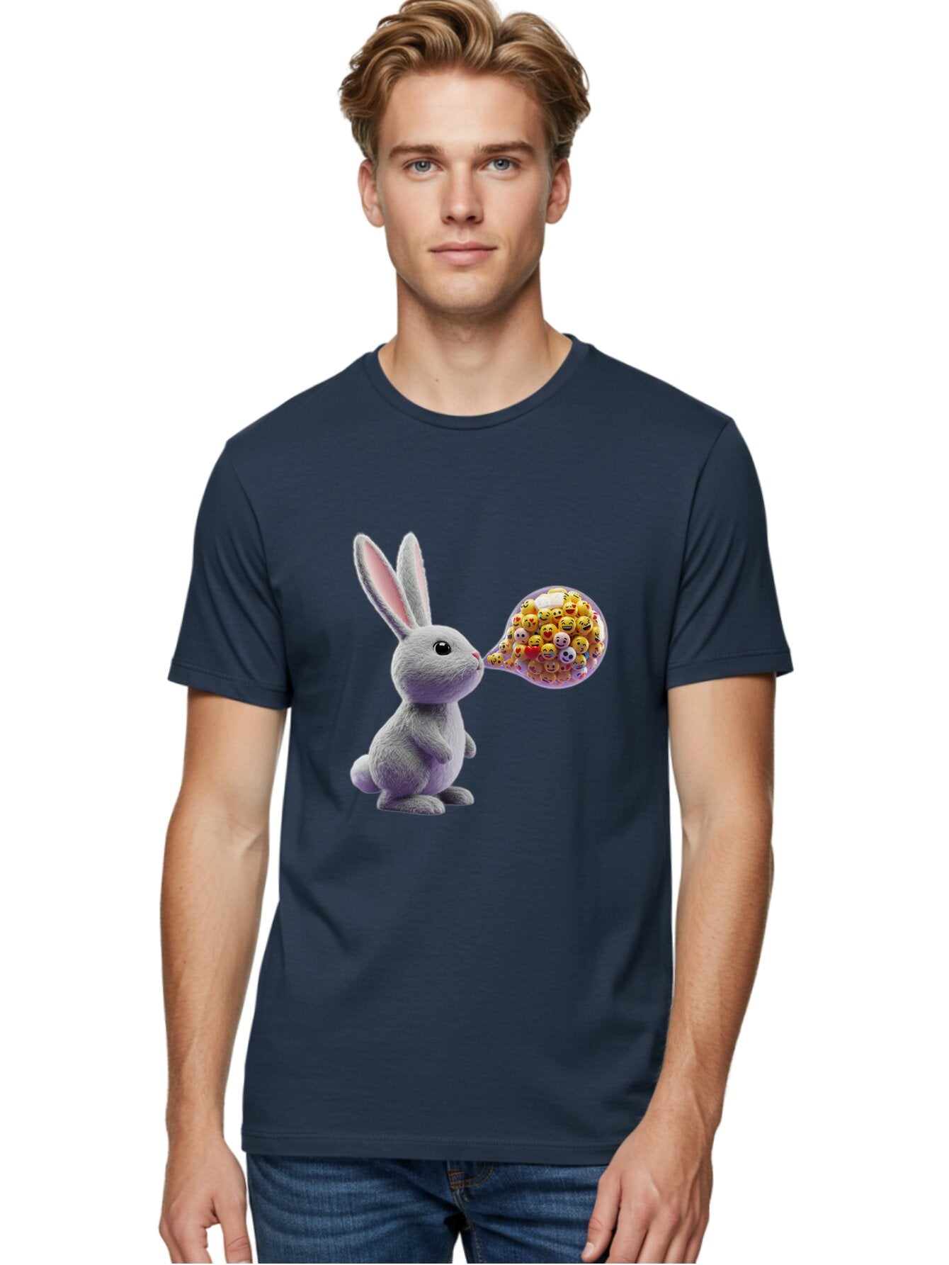 Gray-Bunny-Emoji-Cloud Men'S Graphic Tee, 100% Cotton, Comfortable Casual Summer Wear, Machine Washable, Vintage Camera, Old Camera, Antique Camera, Black Camera, Classic Photography, Photography Equipment, Nostalgic Device, Film Camera, Baq915 23