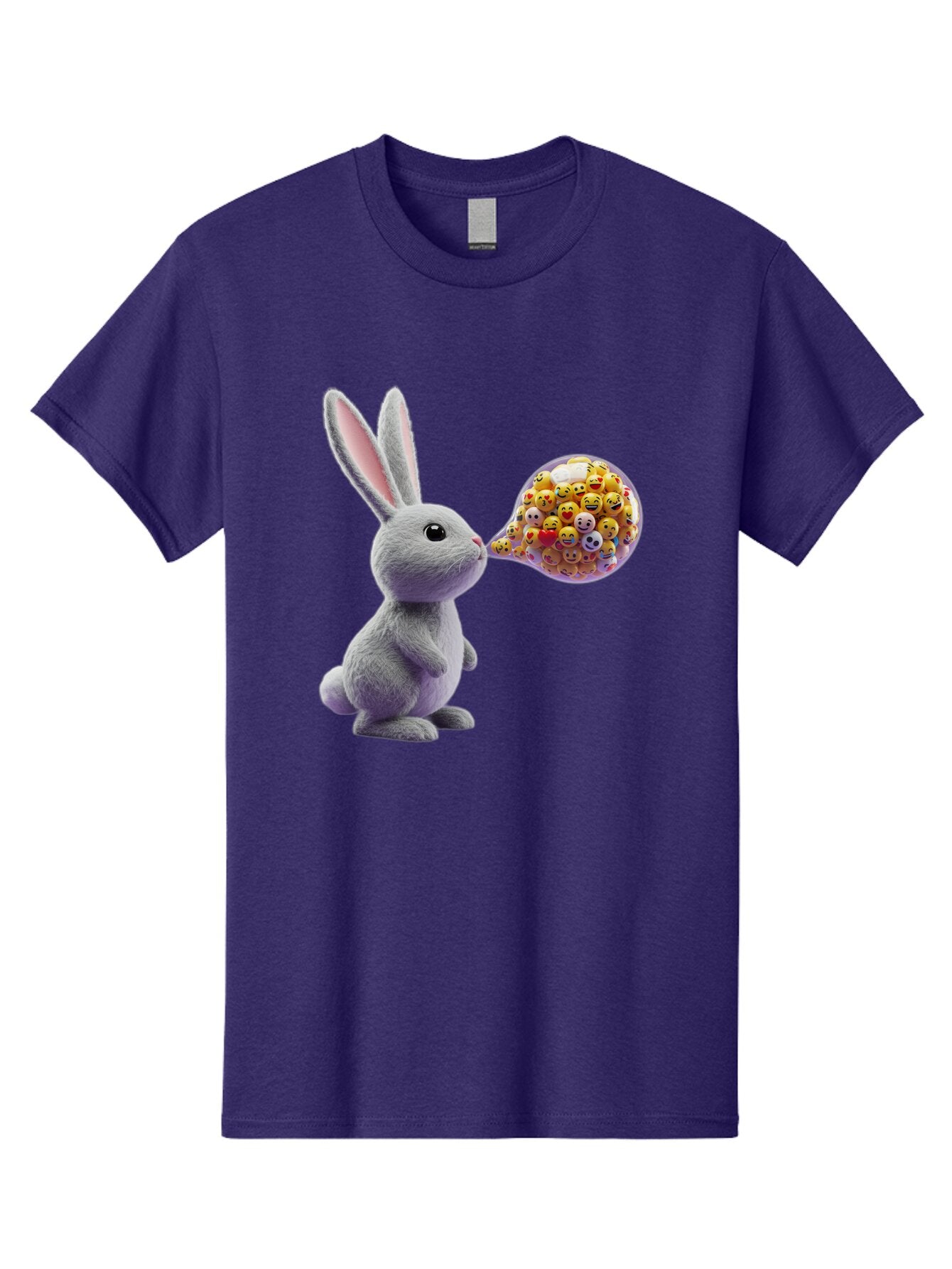 Gray-Bunny-Emoji-Cloud Men'S Graphic Tee, 100% Cotton, Comfortable Casual Summer Wear, Machine Washable, Vintage Camera, Old Camera, Antique Camera, Black Camera, Classic Photography, Photography Equipment, Nostalgic Device, Film Camera, Baq915 2