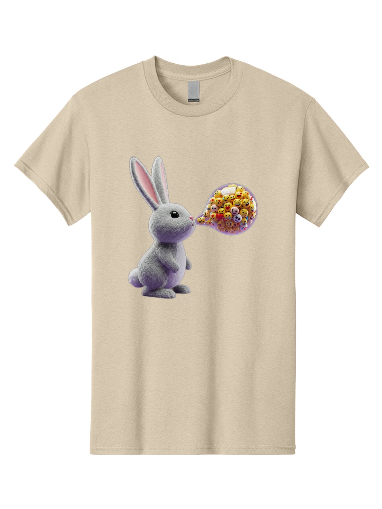 Gray-Bunny-Emoji-Cloud Men'S Graphic Tee, 100% Cotton, Comfortable Casual Summer Wear, Machine Washable, Vintage Camera, Old Camera, Antique Camera, Black Camera, Classic Photography, Photography Equipment, Nostalgic Device, Film Camera, Baq915 3