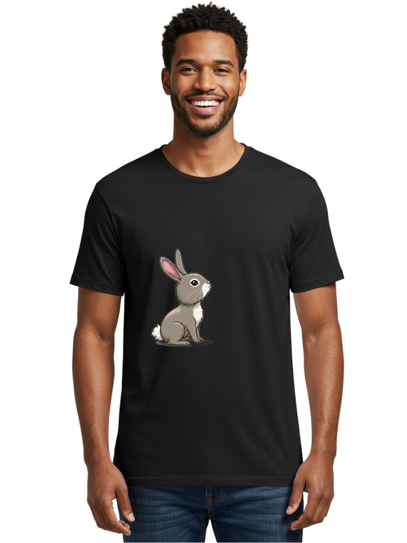 Gray-Rabbit Men'S Graphic Tee, 100% Cotton, Comfortable Casual Summer Wear, Machine Washable, Vintage Camera, Old Camera, Antique Camera, Black Camera, Classic Photography, Photography Equipment, Nostalgic Device, Film Camera, Camera Art Baq916 24