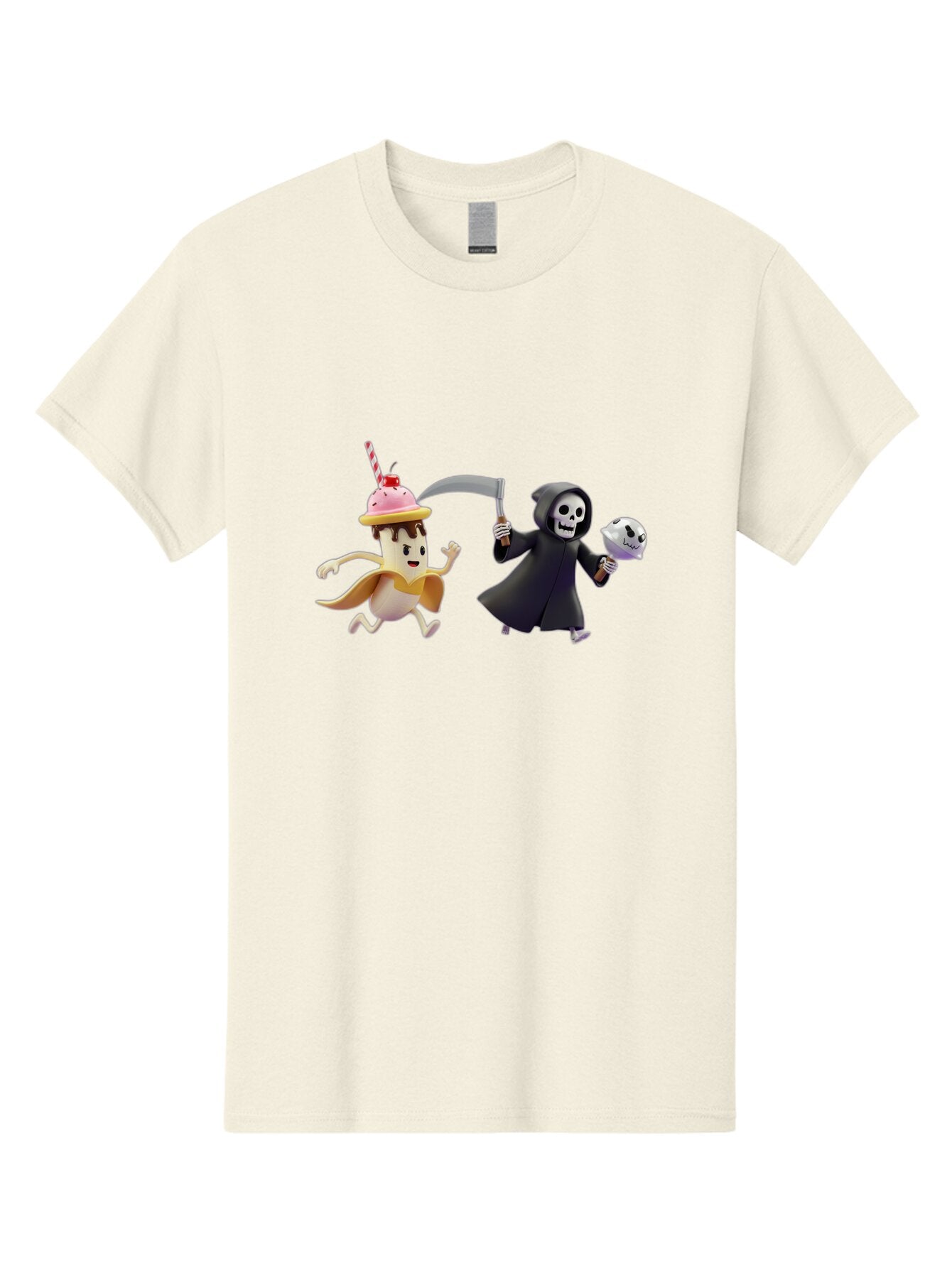 Grim-Reaper-Ice-Cream Men'S Graphic Tee, 100% Cotton, Comfortable Casual Summer Wear, Machine Washable, Vintage Camera, Old Camera, Antique Camera, Black Camera, Classic Photography, Photography Equipment, Nostalgic Device, Film Camera, Baq918 14
