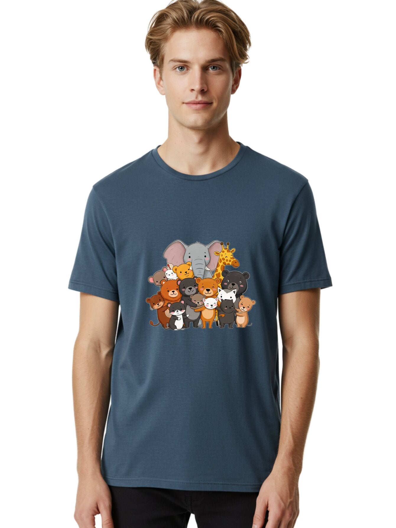 Group-Of-Animals Men'S Graphic Tee, 100% Cotton, Comfortable Casual Summer Wear, Machine Washable, Vintage Camera, Old Camera, Antique Camera, Black Camera, Classic Photography, Photography Equipment, Nostalgic Device, Film Camera, Camera Art Baq919 28