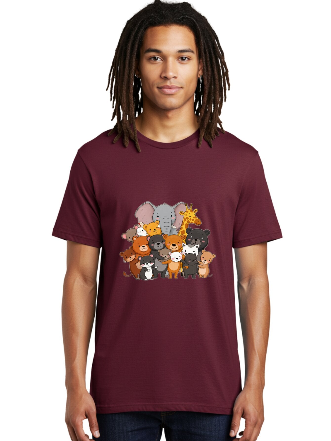 Group-Of-Animals Men'S Graphic Tee, 100% Cotton, Comfortable Casual Summer Wear, Machine Washable, Vintage Camera, Old Camera, Antique Camera, Black Camera, Classic Photography, Photography Equipment, Nostalgic Device, Film Camera, Camera Art Baq919 22