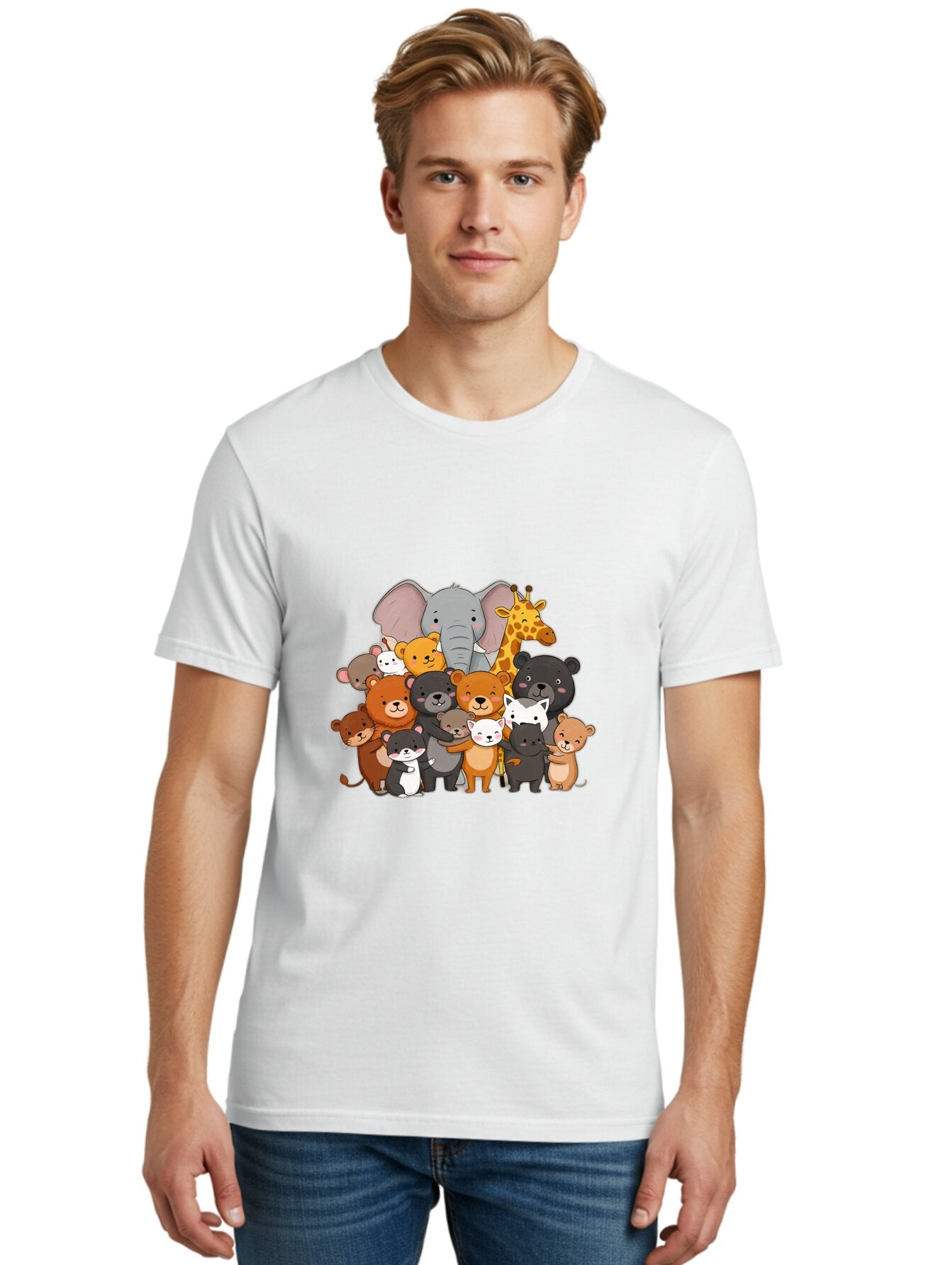 Group-Of-Animals Men'S Graphic Tee, 100% Cotton, Comfortable Casual Summer Wear, Machine Washable, Vintage Camera, Old Camera, Antique Camera, Black Camera, Classic Photography, Photography Equipment, Nostalgic Device, Film Camera, Camera Art Baq919 26