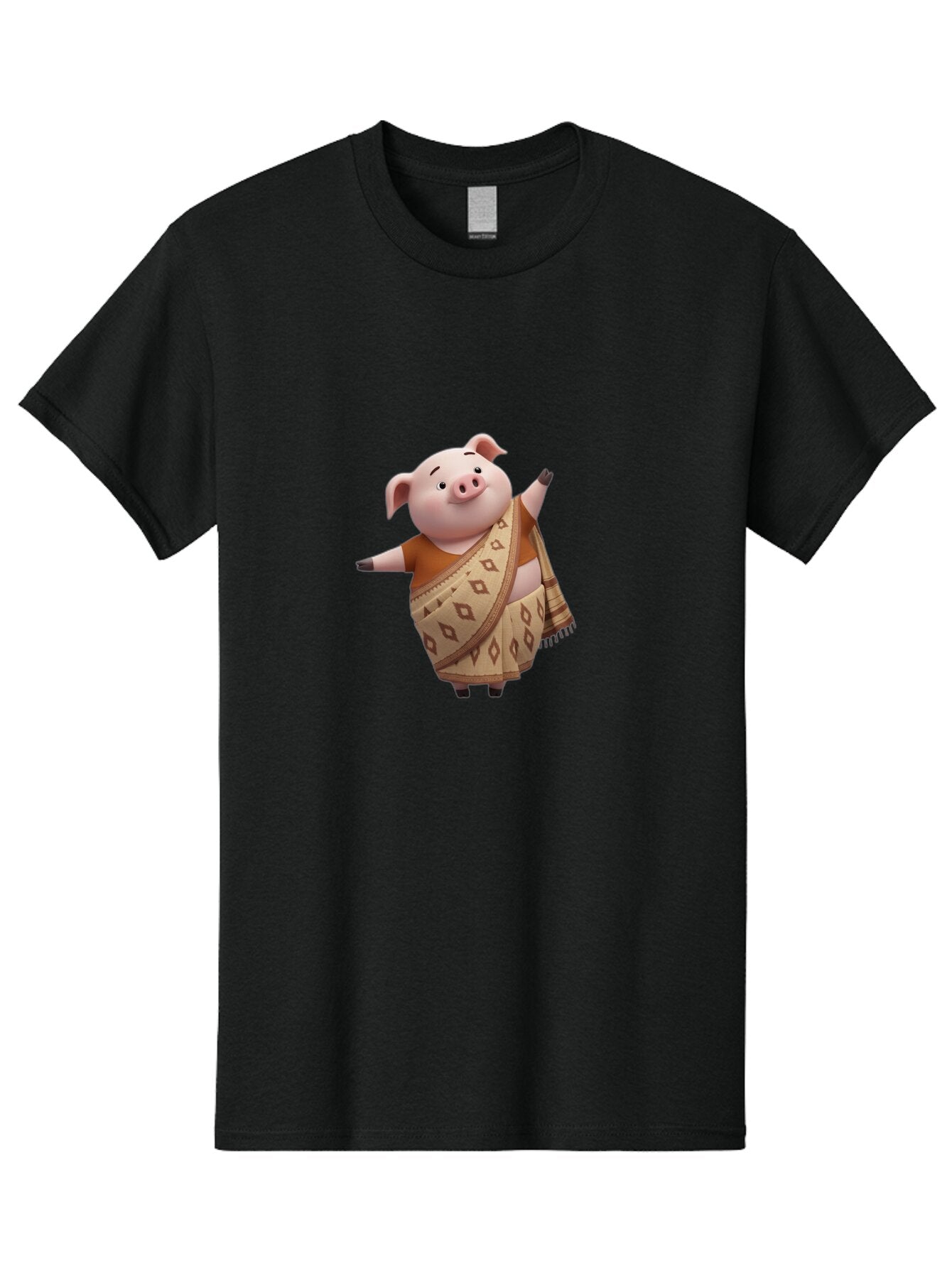 Guntur-The-Pig Men'S Graphic Tee, 100% Cotton, Comfortable Casual Summer Wear, Machine Washable, Vintage Camera, Old Camera, Antique Camera, Black Camera, Classic Photography, Photography Equipment, Nostalgic Device, Film Camera, Camera Art Baq920 1