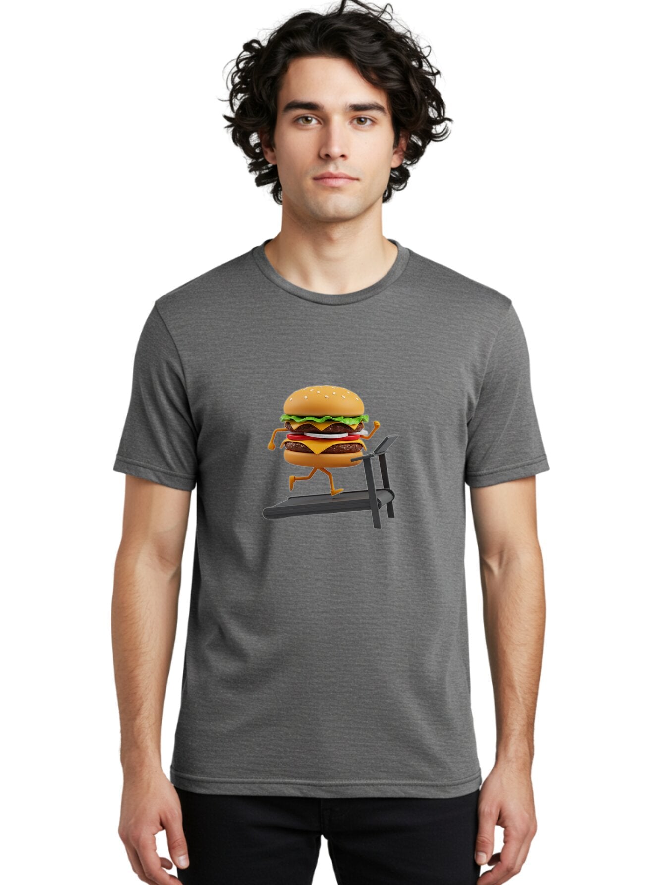 Hamburger-Treadmill Men'S Graphic Tee, 100% Cotton, Comfortable Casual Summer Wear, Machine Washable, Vintage Camera, Old Camera, Antique Camera, Black Camera, Classic Photography, Photography Equipment, Nostalgic Device, Film Camera, Baq922 30