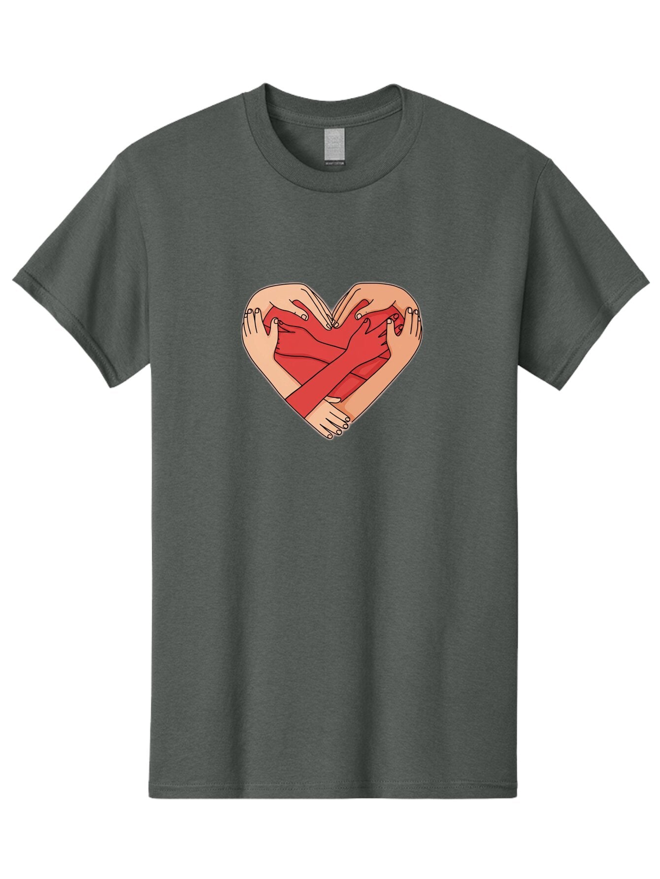 Hands-Holding-Heart Men'S Graphic Tee, 100% Cotton, Comfortable Casual Summer Wear, Machine Washable, Vintage Camera, Old Camera, Antique Camera, Black Camera, Classic Photography, Photography Equipment, Nostalgic Device, Film Camera, Baq924 4