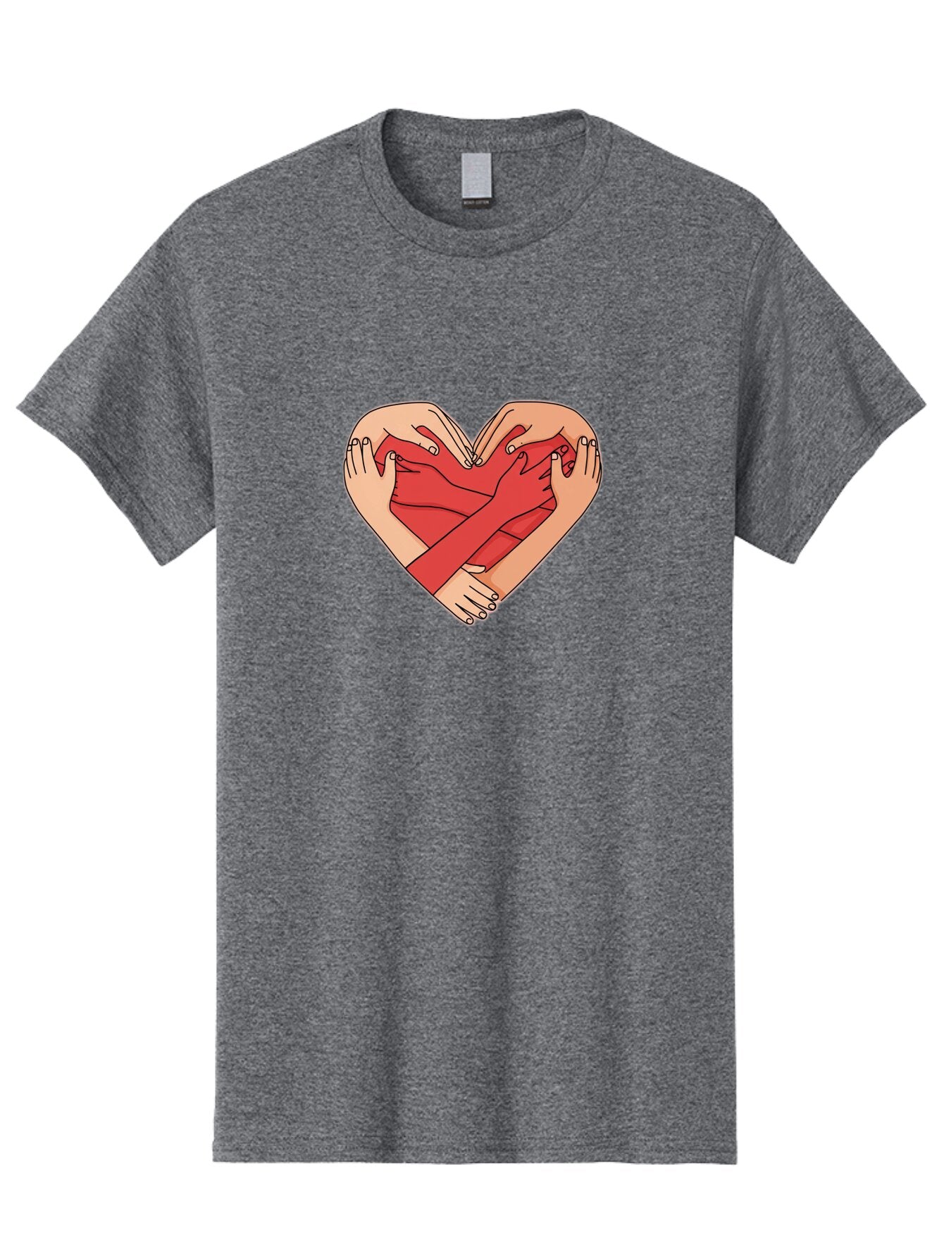 Hands-Holding-Heart Men'S Graphic Tee, 100% Cotton, Comfortable Casual Summer Wear, Machine Washable, Vintage Camera, Old Camera, Antique Camera, Black Camera, Classic Photography, Photography Equipment, Nostalgic Device, Film Camera, Baq924 12