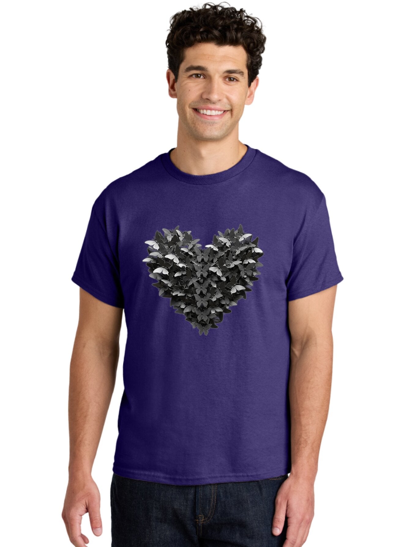 Heart-Shaped-Leaves Men'S Graphic Tee, 100% Cotton, Comfortable Casual Summer Wear, Machine Washable, Vintage Camera, Old Camera, Antique Camera, Black Camera, Classic Photography, Photography Equipment, Nostalgic Device, Film Camera, Baq925 26