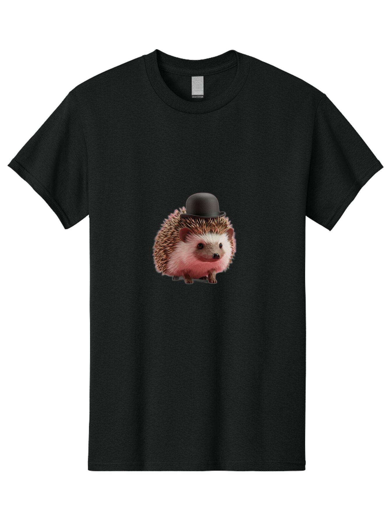 Hedgehog-Bowler-Hat Men'S Graphic Tee, 100% Cotton, Comfortable Casual Summer Wear, Machine Washable, Vintage Camera, Old Camera, Antique Camera, Black Camera, Classic Photography, Photography Equipment, Nostalgic Device, Film Camera, Baq927 3