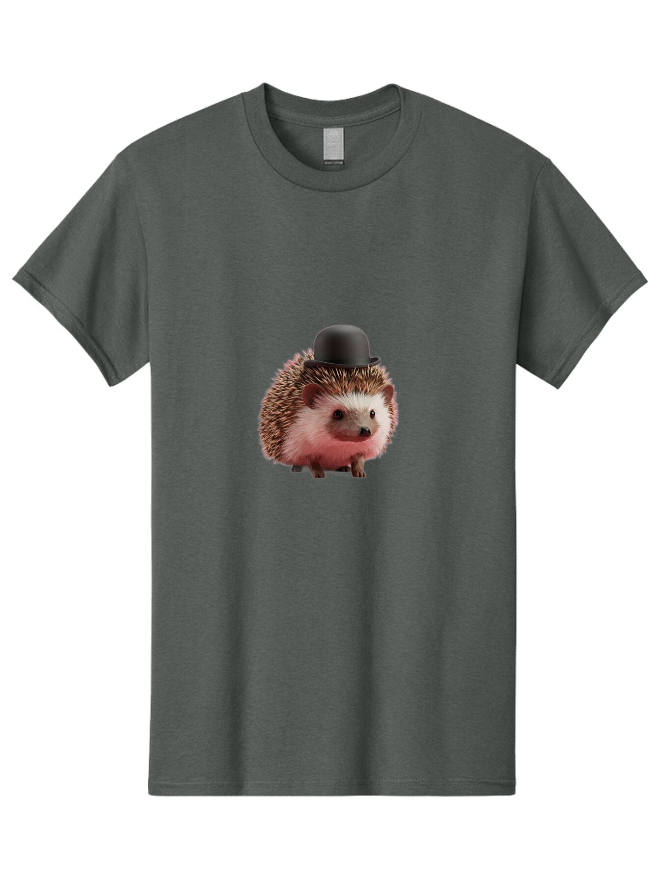 Hedgehog-Bowler-Hat Men'S Graphic Tee, 100% Cotton, Comfortable Casual Summer Wear, Machine Washable, Vintage Camera, Old Camera, Antique Camera, Black Camera, Classic Photography, Photography Equipment, Nostalgic Device, Film Camera, Baq927 13