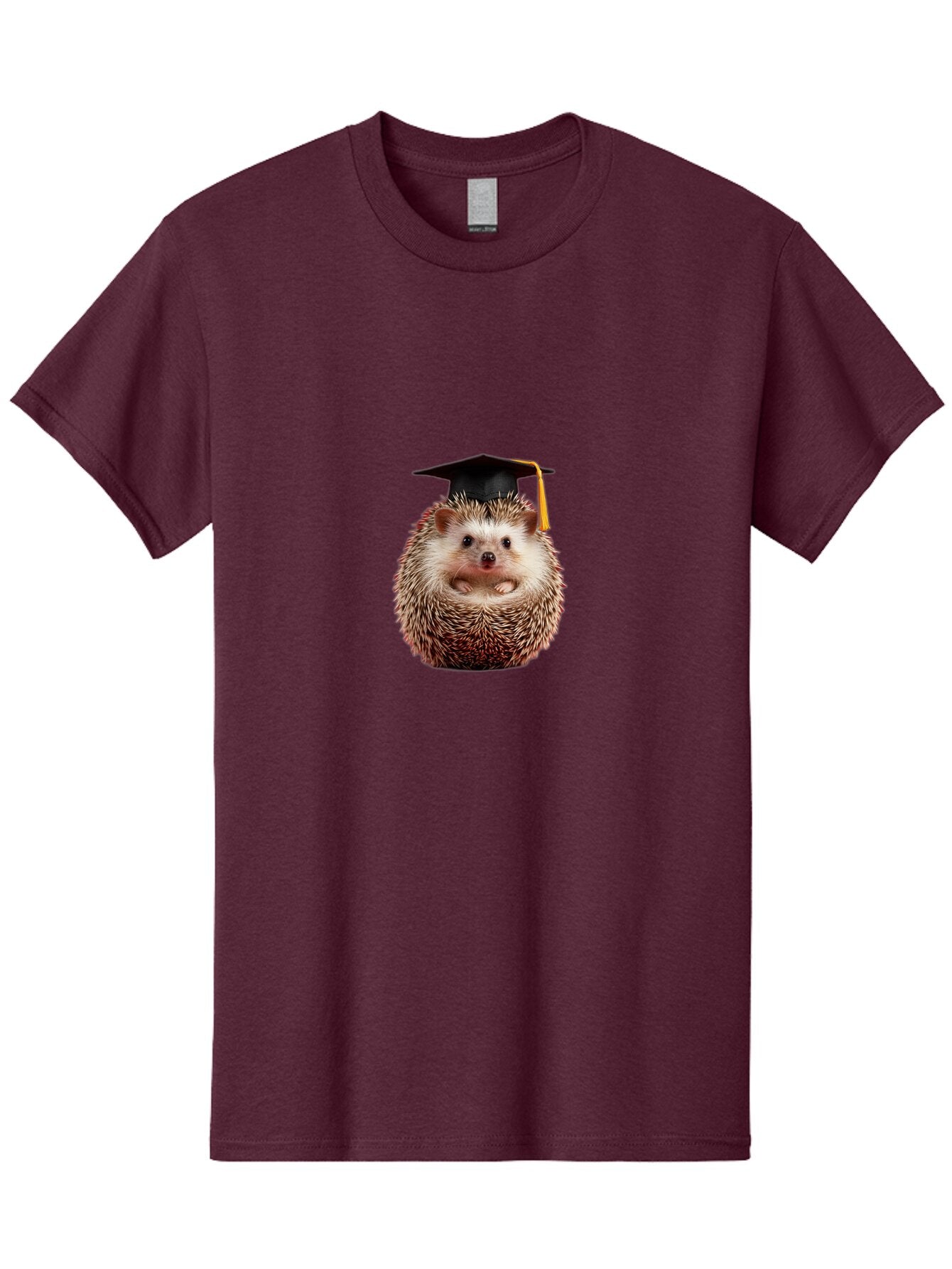 Hedgehog-Graduate Men'S Graphic Tee, 100% Cotton, Comfortable Casual Summer Wear, Machine Washable, Vintage Camera, Old Camera, Antique Camera, Black Camera, Classic Photography, Photography Equipment, Nostalgic Device, Film Camera, Camera Art Baq929 7