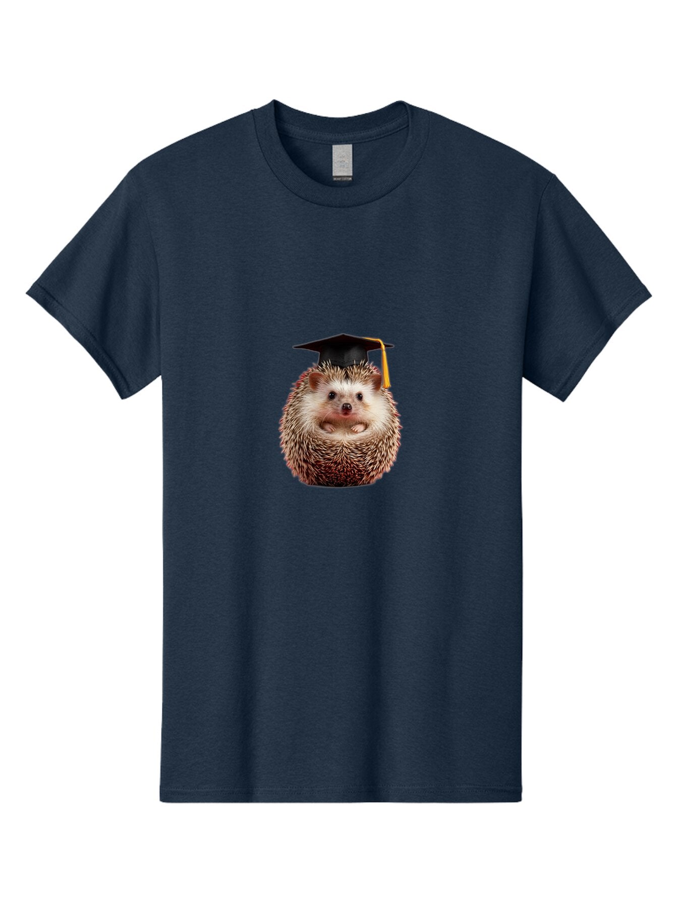 Hedgehog-Graduate Men'S Graphic Tee, 100% Cotton, Comfortable Casual Summer Wear, Machine Washable, Vintage Camera, Old Camera, Antique Camera, Black Camera, Classic Photography, Photography Equipment, Nostalgic Device, Film Camera, Camera Art Baq929 4