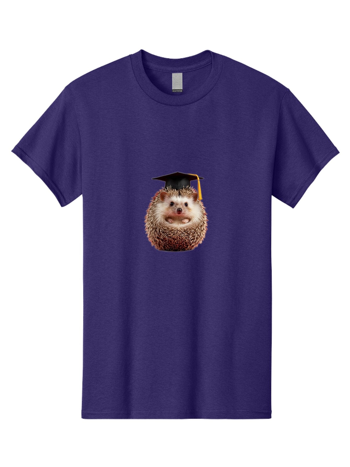 Hedgehog-Graduate Men'S Graphic Tee, 100% Cotton, Comfortable Casual Summer Wear, Machine Washable, Vintage Camera, Old Camera, Antique Camera, Black Camera, Classic Photography, Photography Equipment, Nostalgic Device, Film Camera, Camera Art Baq929 1