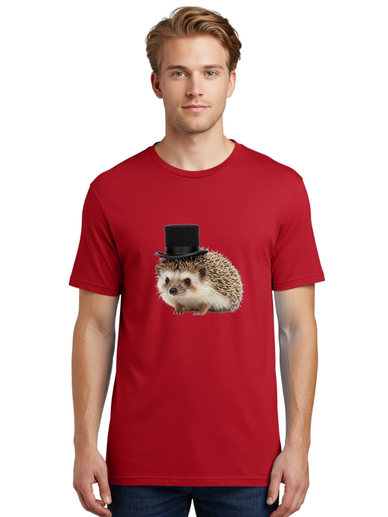 Hedgehog-In-Top-Hat Men'S Graphic Tee, 100% Cotton, Comfortable Casual Summer Wear, Machine Washable, Vintage Camera, Old Camera, Antique Camera, Black Camera, Classic Photography, Photography Equipment, Nostalgic Device, Film Camera, Baq932 30
