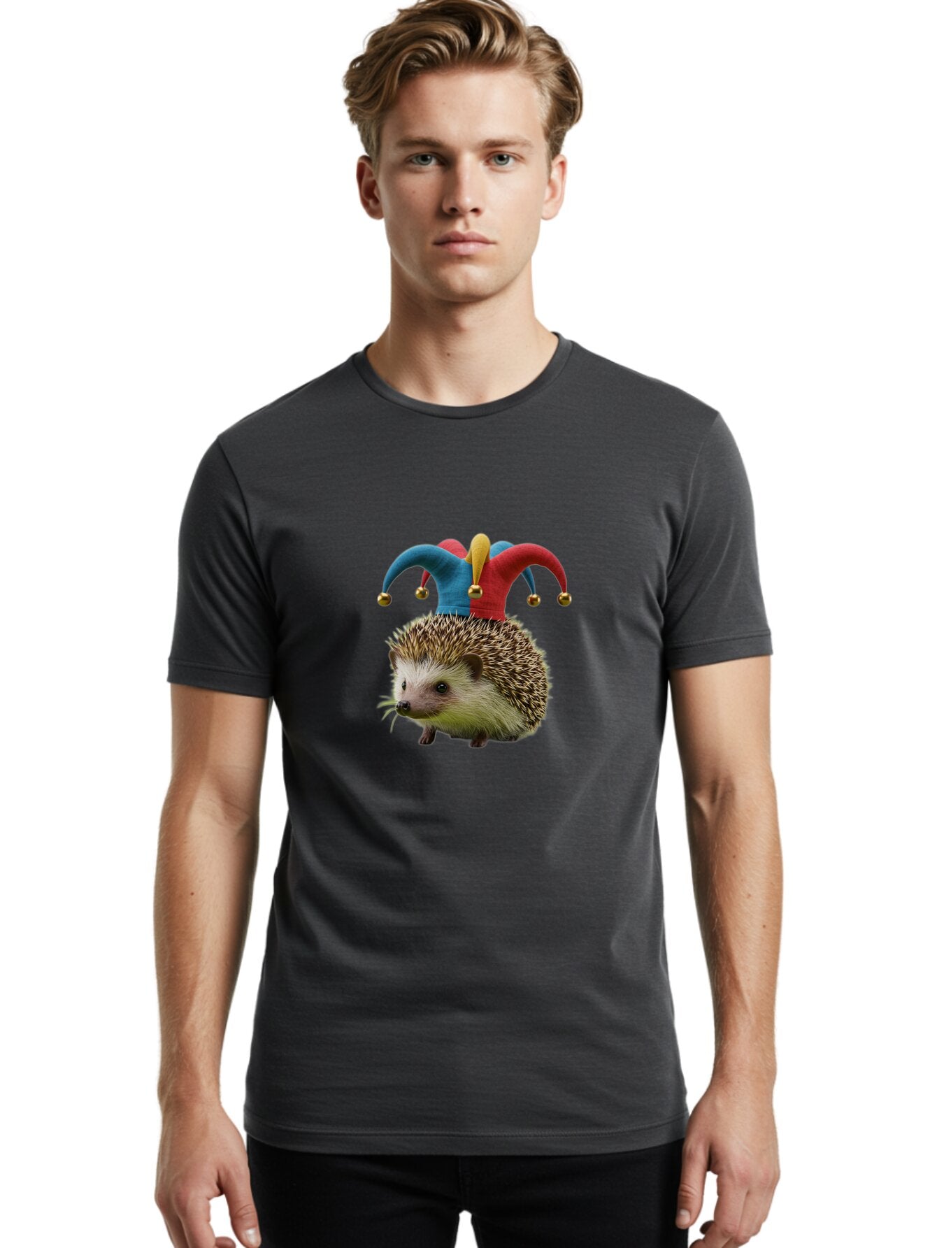 Hedgehog-Jester-Hat Men'S Graphic Tee, 100% Cotton, Comfortable Casual Summer Wear, Machine Washable, Vintage Camera, Old Camera, Antique Camera, Black Camera, Classic Photography, Photography Equipment, Nostalgic Device, Film Camera, Baq934 19