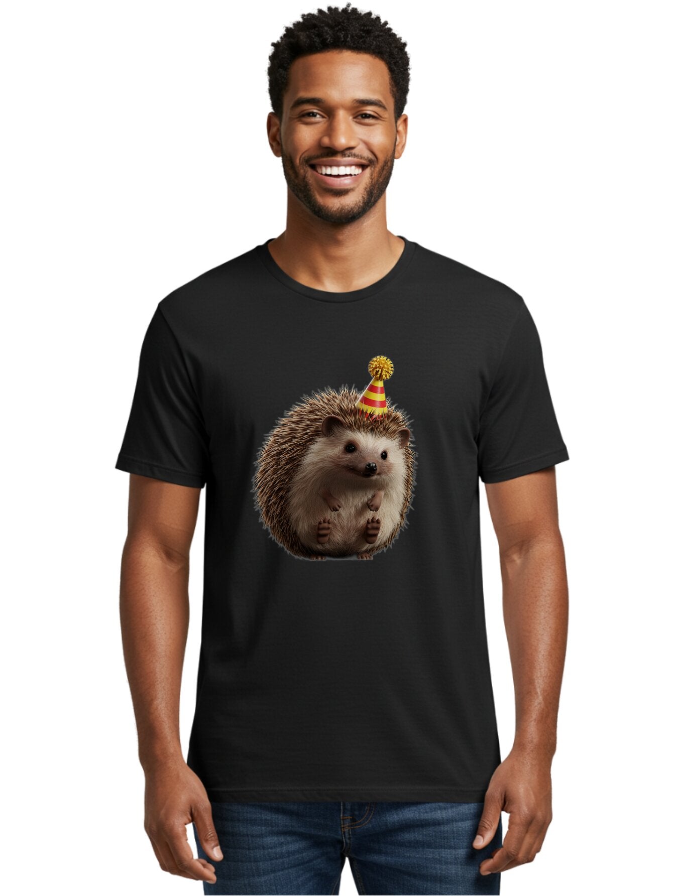 Hedgehog-Party-Hat Men'S Graphic Tee, 100% Cotton, Comfortable Casual Summer Wear, Machine Washable, Vintage Camera, Old Camera, Antique Camera, Black Camera, Classic Photography, Photography Equipment, Nostalgic Device, Film Camera, Baq935 19