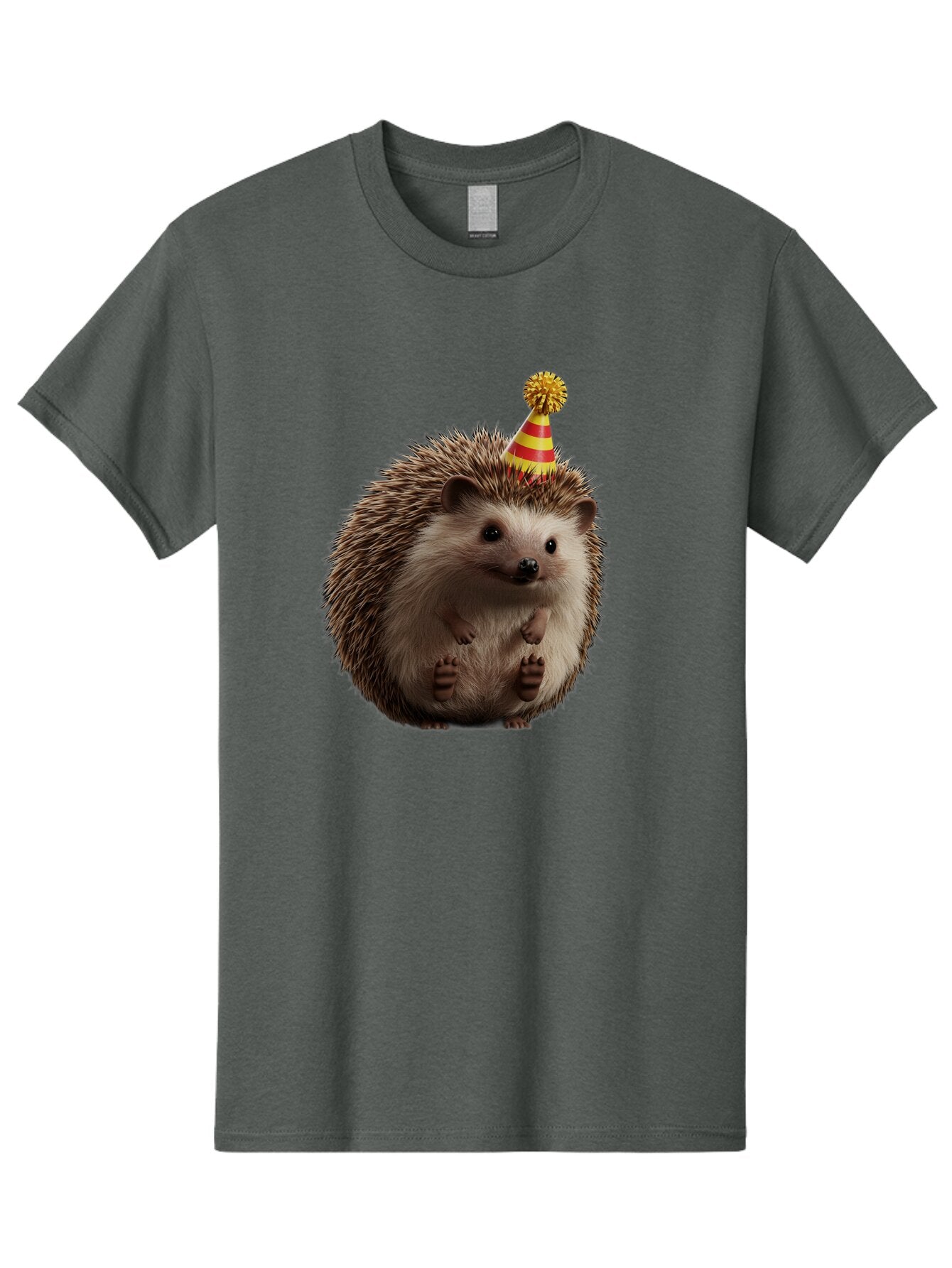 Hedgehog-Party-Hat Men'S Graphic Tee, 100% Cotton, Comfortable Casual Summer Wear, Machine Washable, Vintage Camera, Old Camera, Antique Camera, Black Camera, Classic Photography, Photography Equipment, Nostalgic Device, Film Camera, Baq935 6