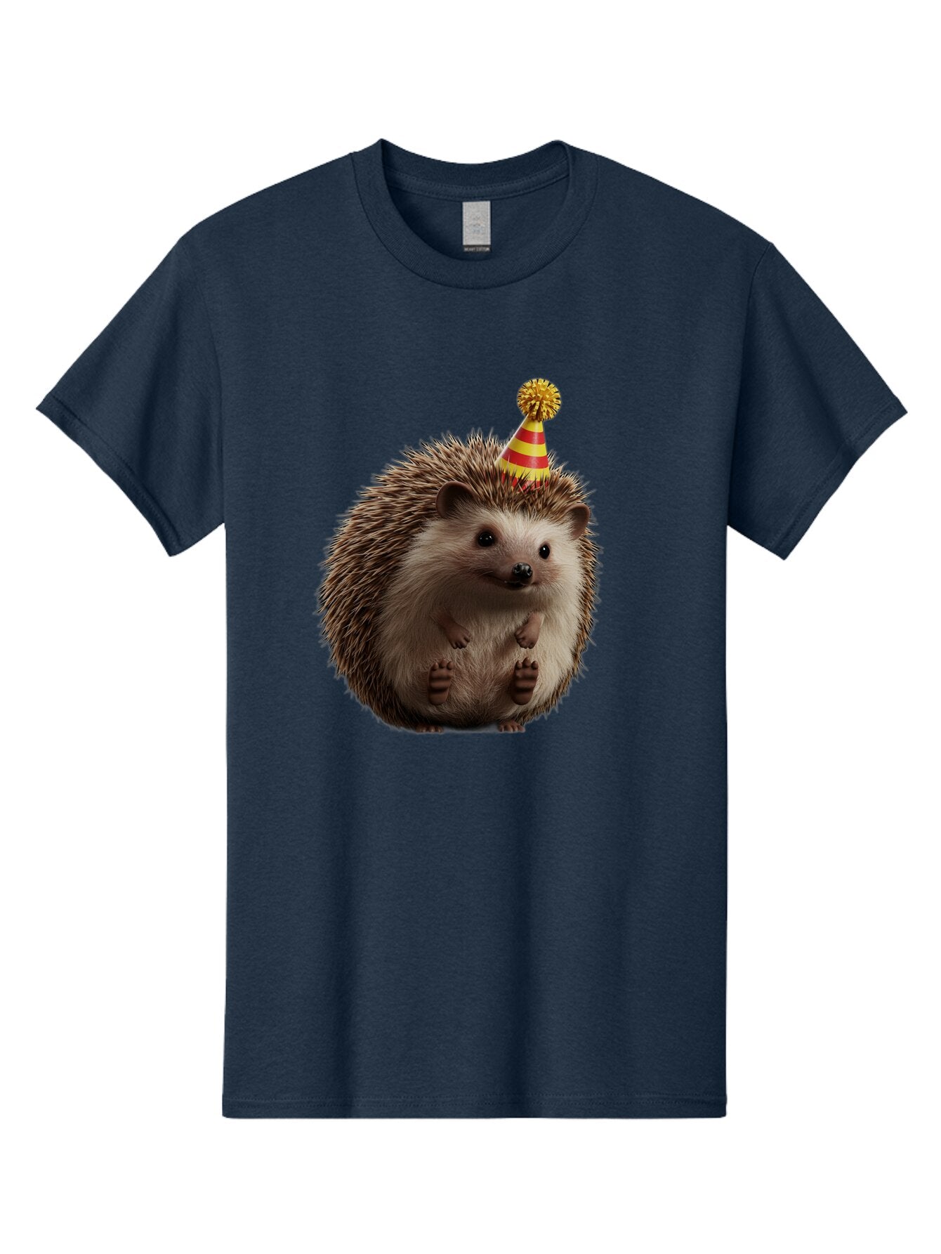 Hedgehog-Party-Hat Men'S Graphic Tee, 100% Cotton, Comfortable Casual Summer Wear, Machine Washable, Vintage Camera, Old Camera, Antique Camera, Black Camera, Classic Photography, Photography Equipment, Nostalgic Device, Film Camera, Baq935 4