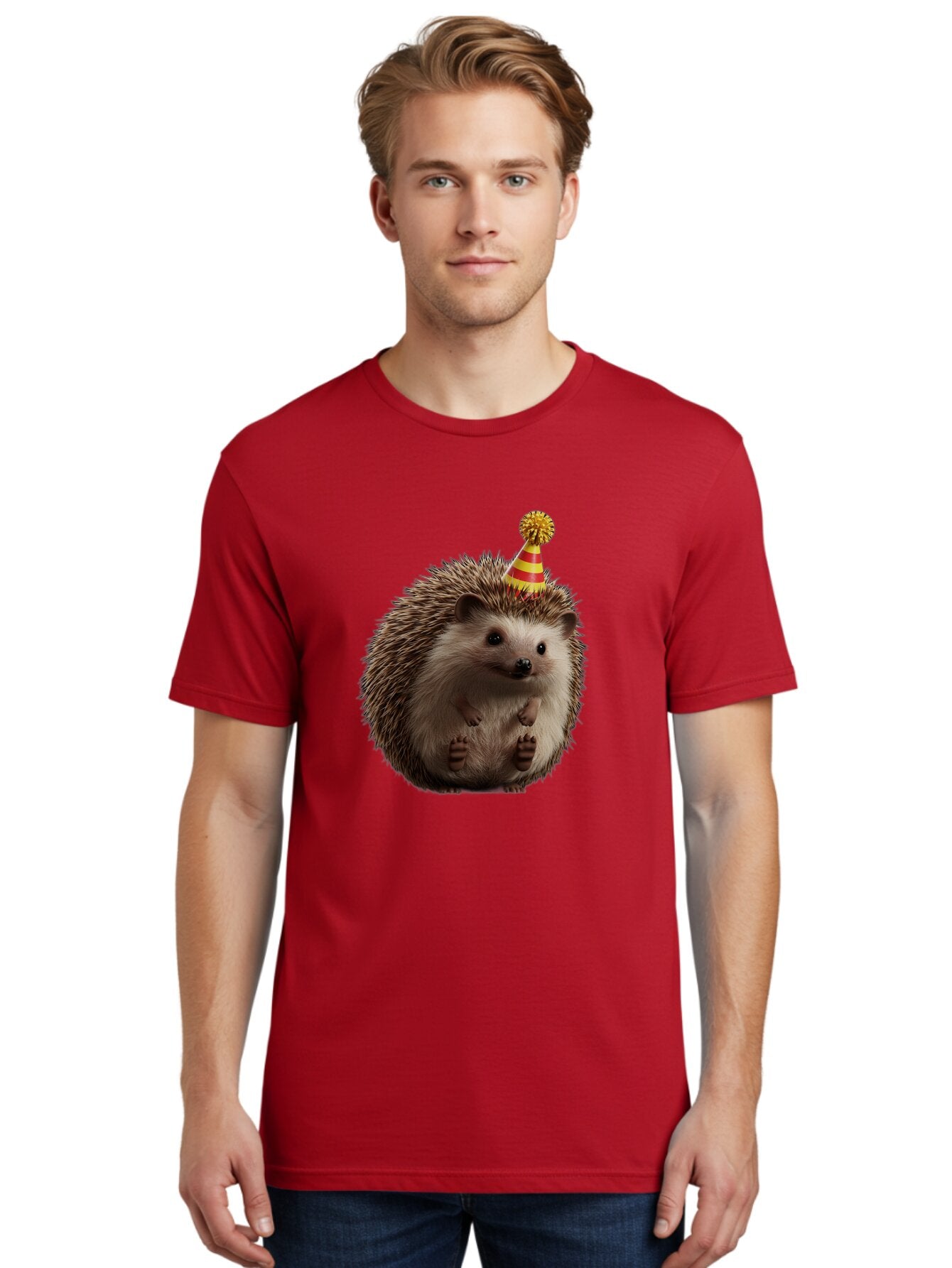 Hedgehog-Party-Hat Men'S Graphic Tee, 100% Cotton, Comfortable Casual Summer Wear, Machine Washable, Vintage Camera, Old Camera, Antique Camera, Black Camera, Classic Photography, Photography Equipment, Nostalgic Device, Film Camera, Baq935 30