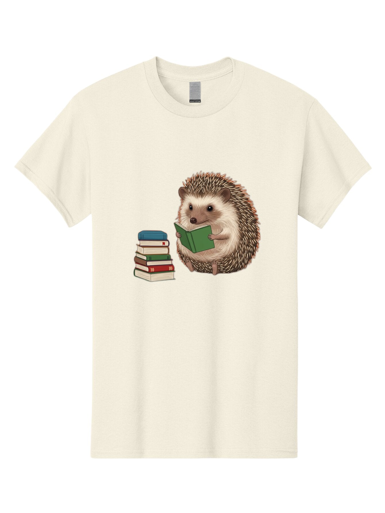 Hedgehog-Reading-2 Men'S Graphic Tee, 100% Cotton, Comfortable Casual Summer Wear, Machine Washable, Vintage Camera, Old Camera, Antique Camera, Black Camera, Classic Photography, Photography Equipment, Nostalgic Device, Film Camera, Baq937 14