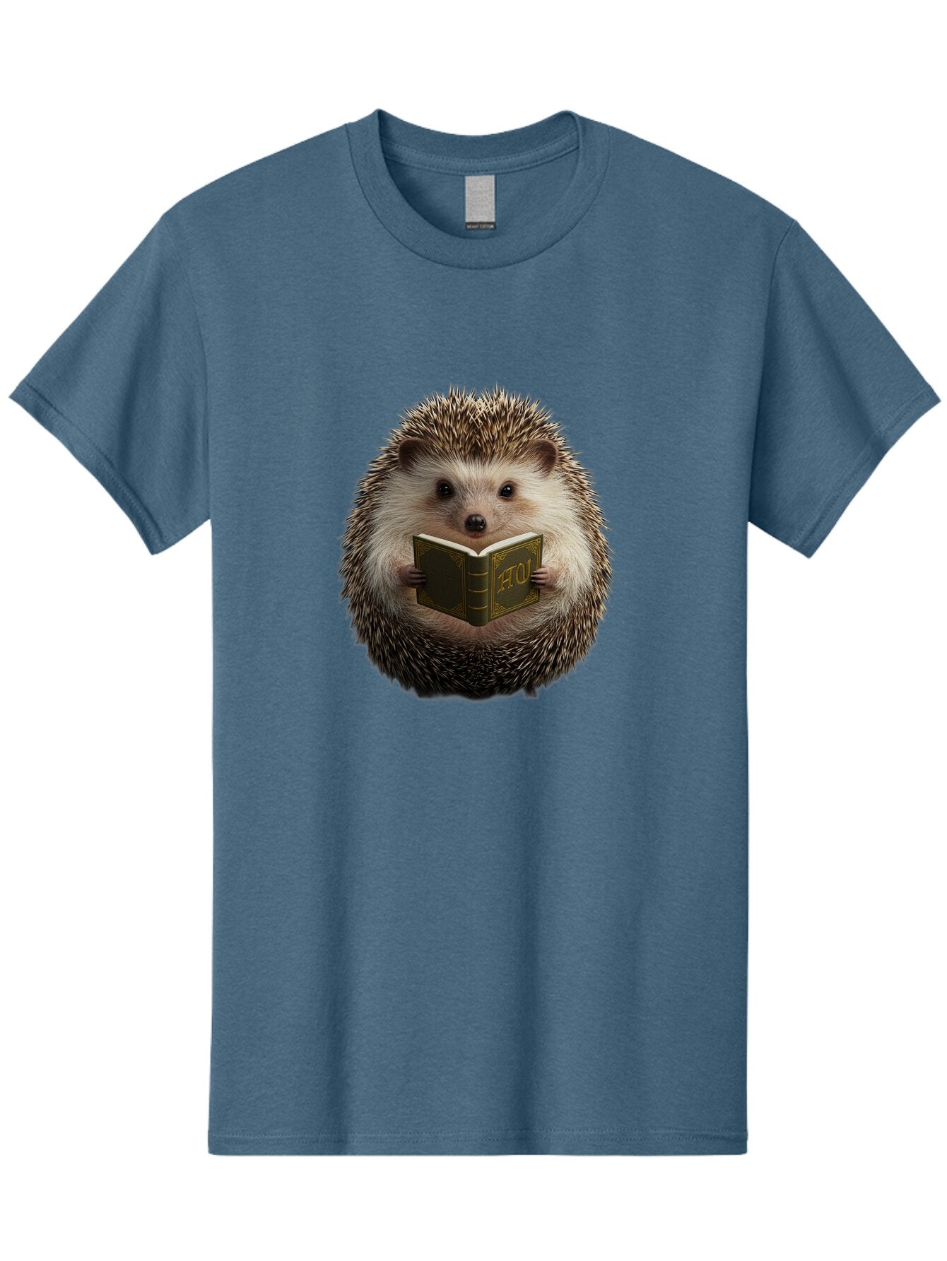 Hedgehog-Reading-3 Men'S Graphic Tee, 100% Cotton, Comfortable Casual Summer Wear, Machine Washable, Vintage Camera, Old Camera, Antique Camera, Black Camera, Classic Photography, Photography Equipment, Nostalgic Device, Film Camera, Baq938 5
