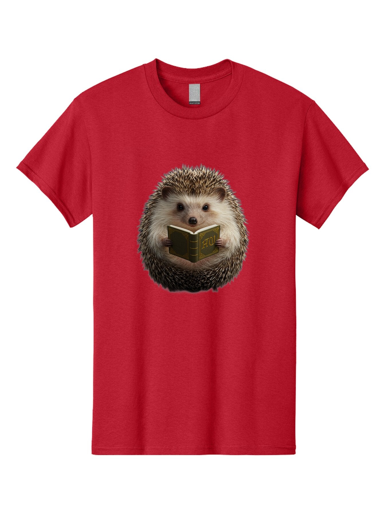 Hedgehog-Reading-3 Men'S Graphic Tee, 100% Cotton, Comfortable Casual Summer Wear, Machine Washable, Vintage Camera, Old Camera, Antique Camera, Black Camera, Classic Photography, Photography Equipment, Nostalgic Device, Film Camera, Baq938 9