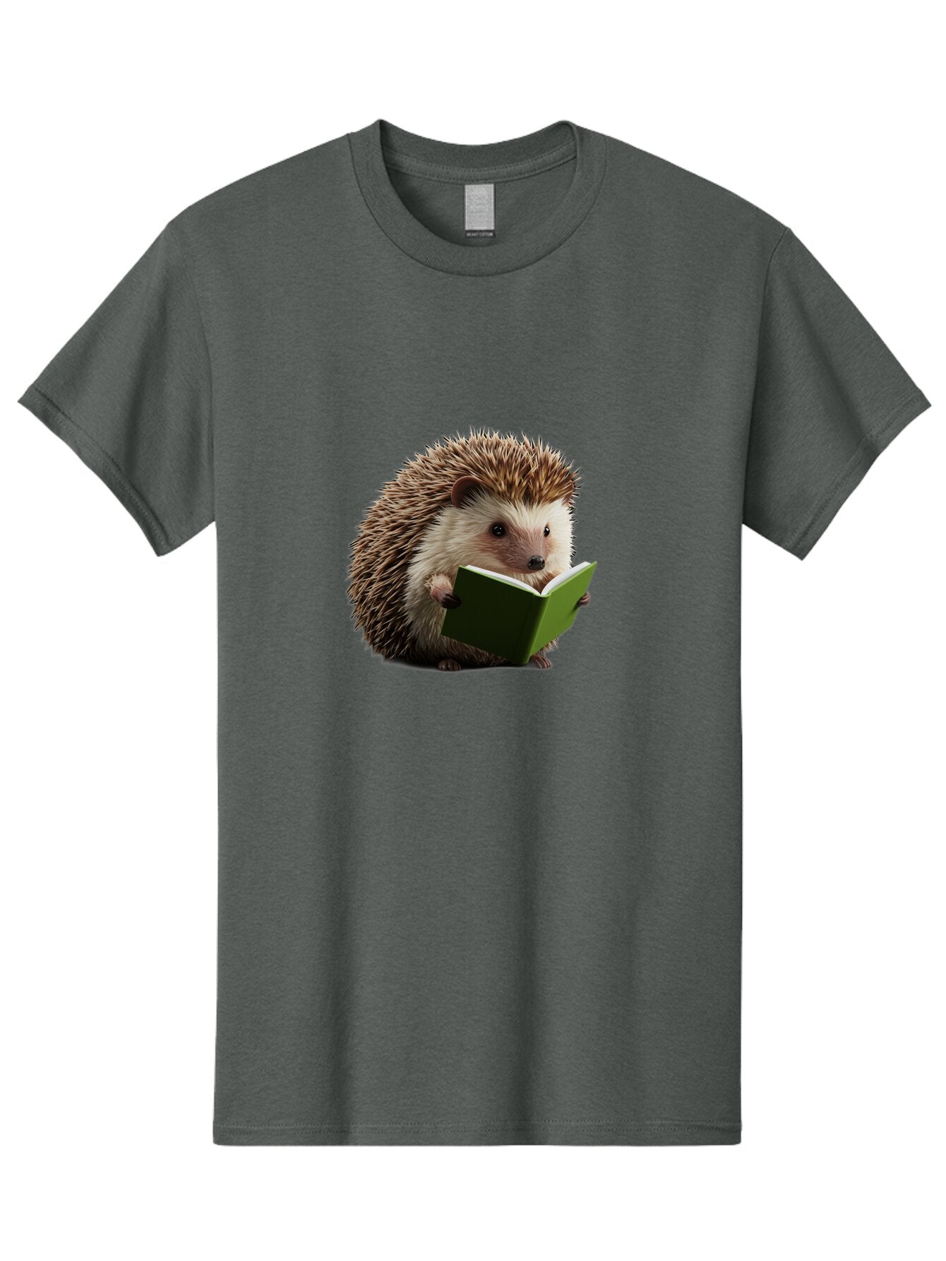 Hedgehog-Reading-4 Men'S Graphic Tee, 100% Cotton, Comfortable Casual Summer Wear, Machine Washable, Vintage Camera, Old Camera, Antique Camera, Black Camera, Classic Photography, Photography Equipment, Nostalgic Device, Film Camera, Baq939 10