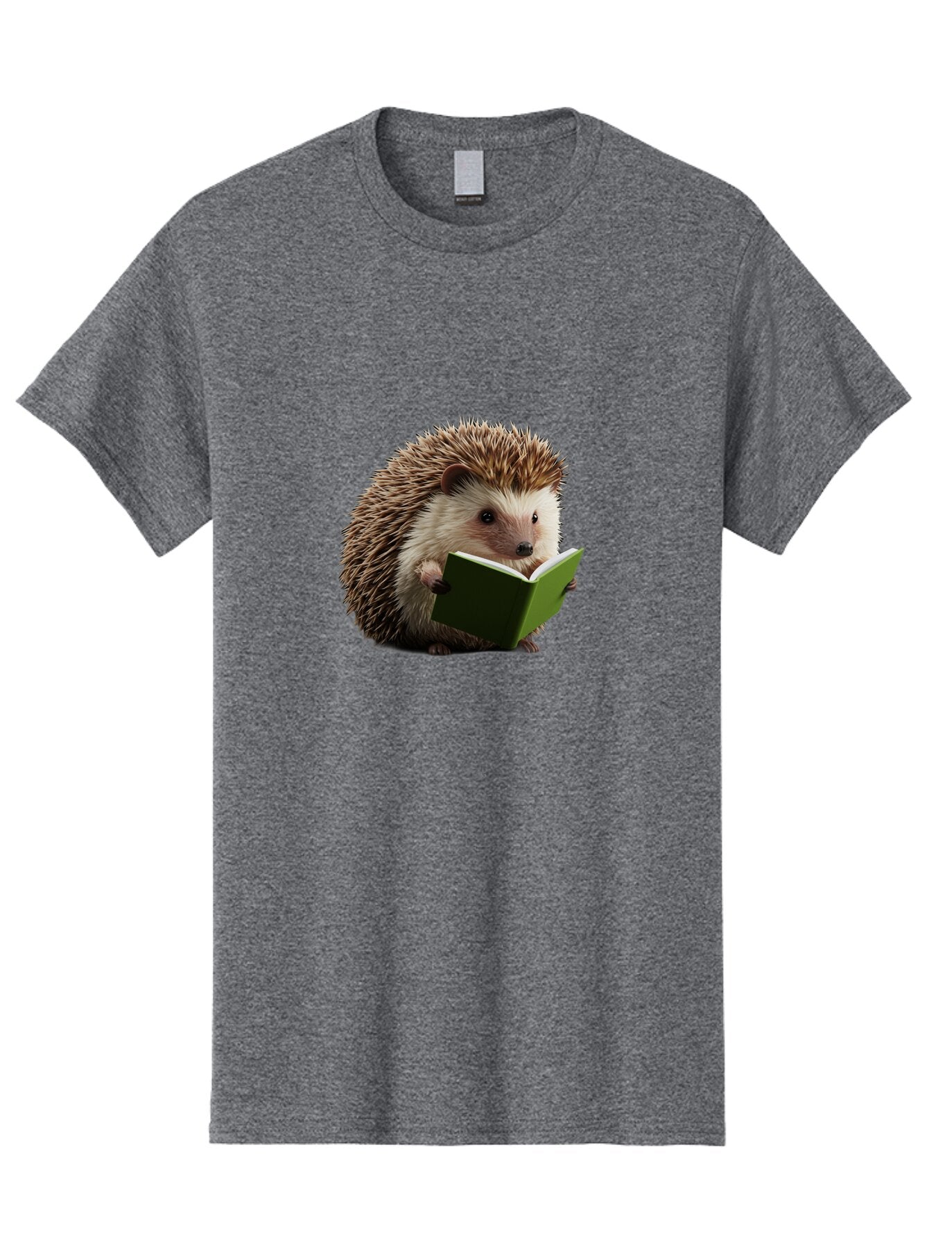 Hedgehog-Reading-4 Men'S Graphic Tee, 100% Cotton, Comfortable Casual Summer Wear, Machine Washable, Vintage Camera, Old Camera, Antique Camera, Black Camera, Classic Photography, Photography Equipment, Nostalgic Device, Film Camera, Baq939 15