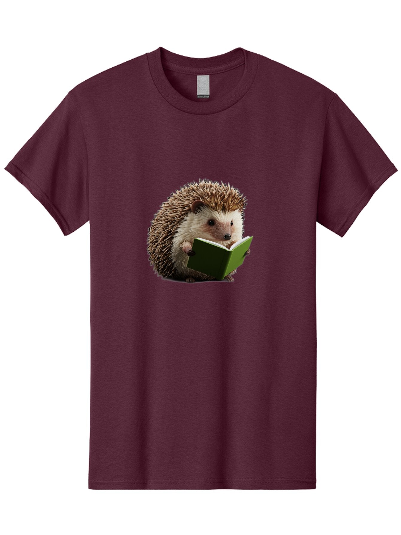 Hedgehog-Reading-4 Men'S Graphic Tee, 100% Cotton, Comfortable Casual Summer Wear, Machine Washable, Vintage Camera, Old Camera, Antique Camera, Black Camera, Classic Photography, Photography Equipment, Nostalgic Device, Film Camera, Baq939 8