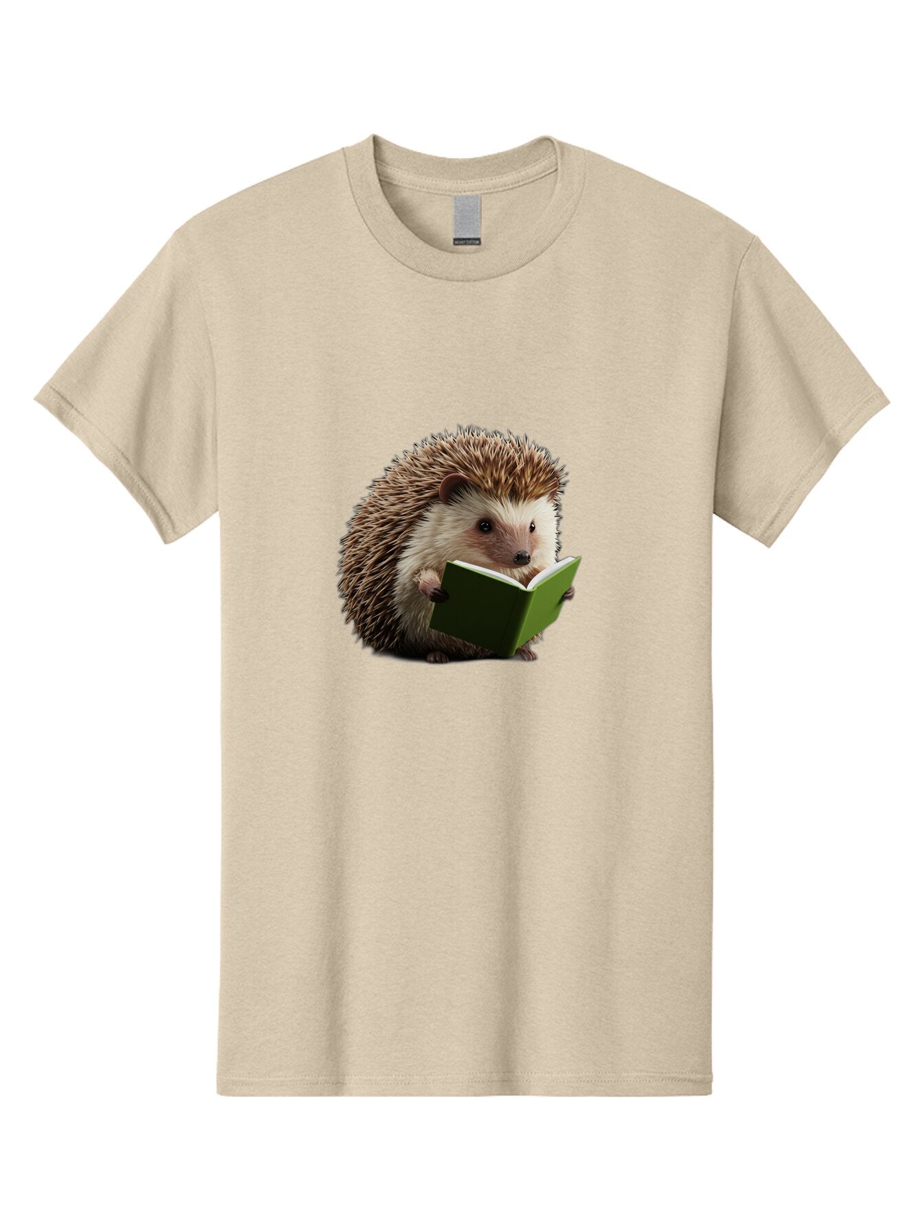 Hedgehog-Reading-4 Men'S Graphic Tee, 100% Cotton, Comfortable Casual Summer Wear, Machine Washable, Vintage Camera, Old Camera, Antique Camera, Black Camera, Classic Photography, Photography Equipment, Nostalgic Device, Film Camera, Baq939 4