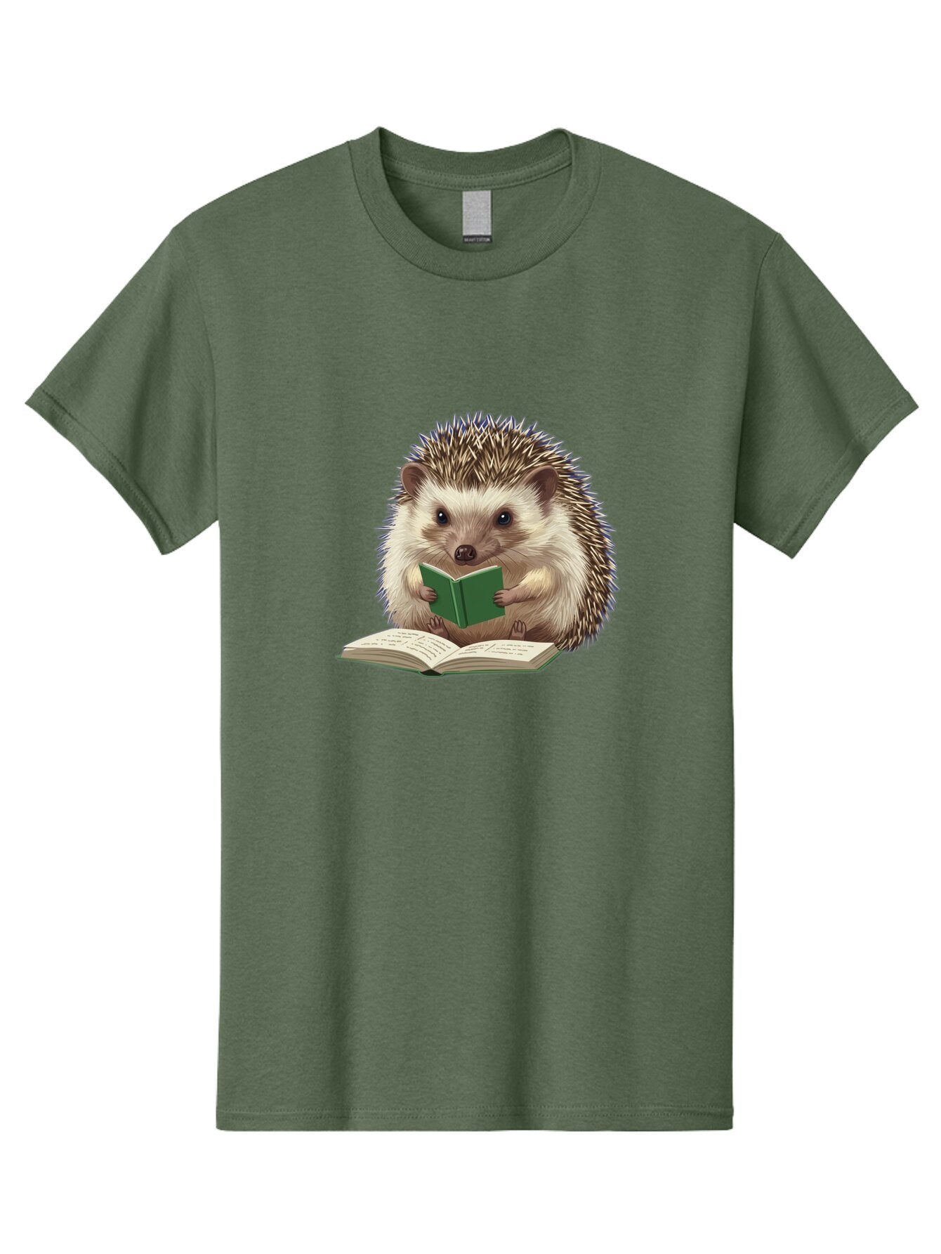 Hedgehog-Reading-5 Men'S Graphic Tee, 100% Cotton, Comfortable Casual Summer Wear, Machine Washable, Vintage Camera, Old Camera, Antique Camera, Black Camera, Classic Photography, Photography Equipment, Nostalgic Device, Film Camera, Baq940 8