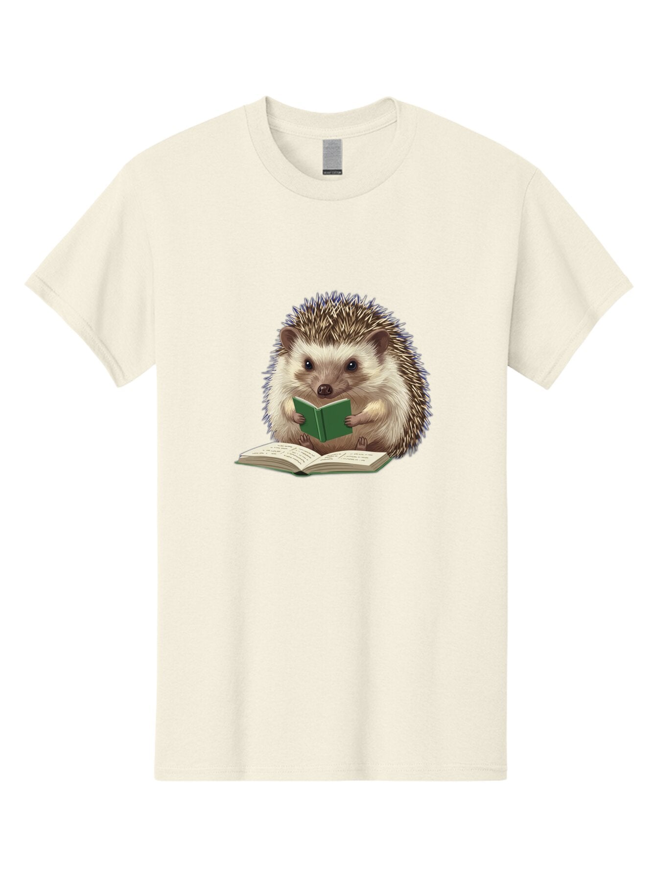 Hedgehog-Reading-5 Men'S Graphic Tee, 100% Cotton, Comfortable Casual Summer Wear, Machine Washable, Vintage Camera, Old Camera, Antique Camera, Black Camera, Classic Photography, Photography Equipment, Nostalgic Device, Film Camera, Baq940 2