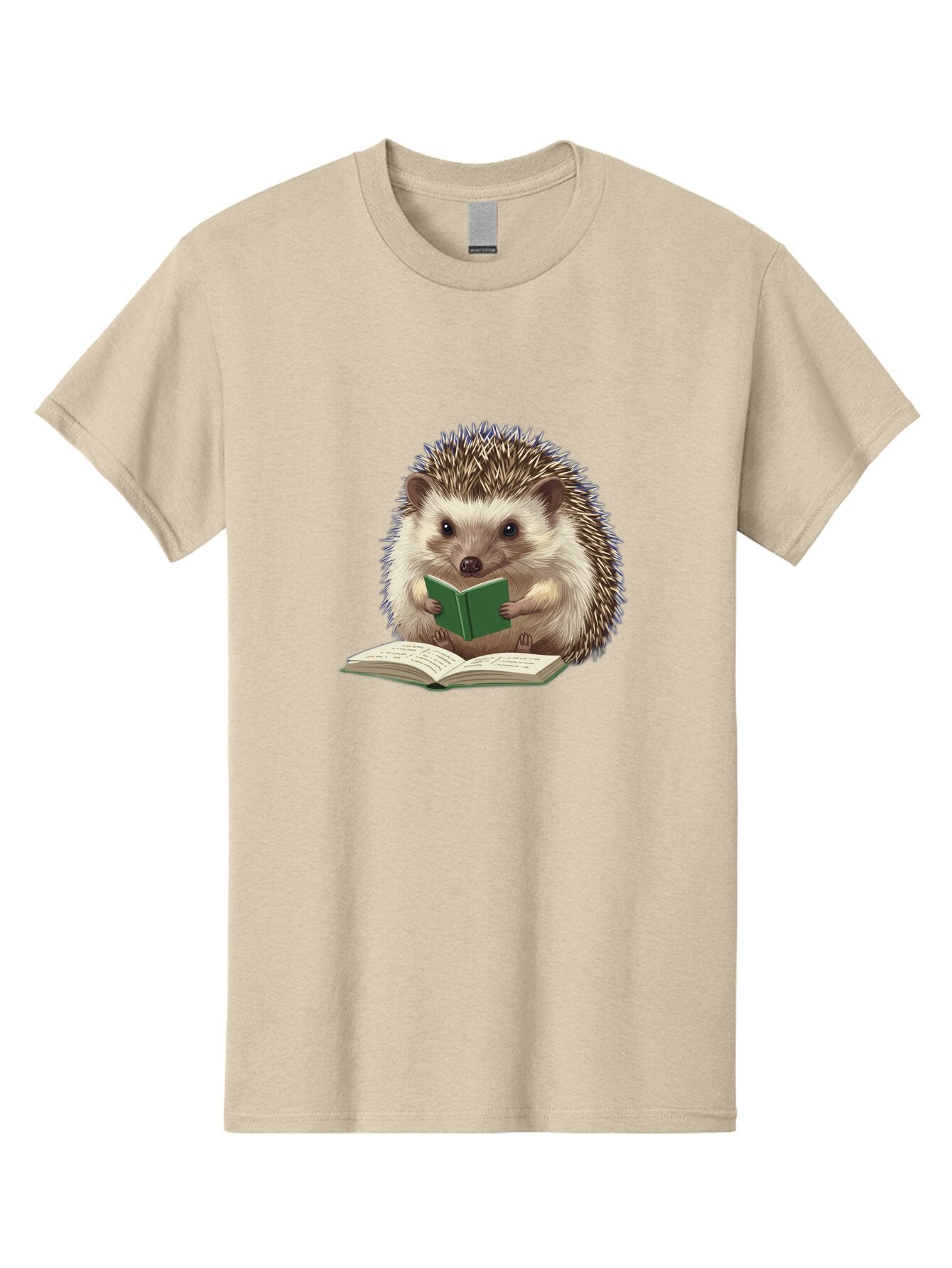 Hedgehog-Reading-5 Men'S Graphic Tee, 100% Cotton, Comfortable Casual Summer Wear, Machine Washable, Vintage Camera, Old Camera, Antique Camera, Black Camera, Classic Photography, Photography Equipment, Nostalgic Device, Film Camera, Baq940 1