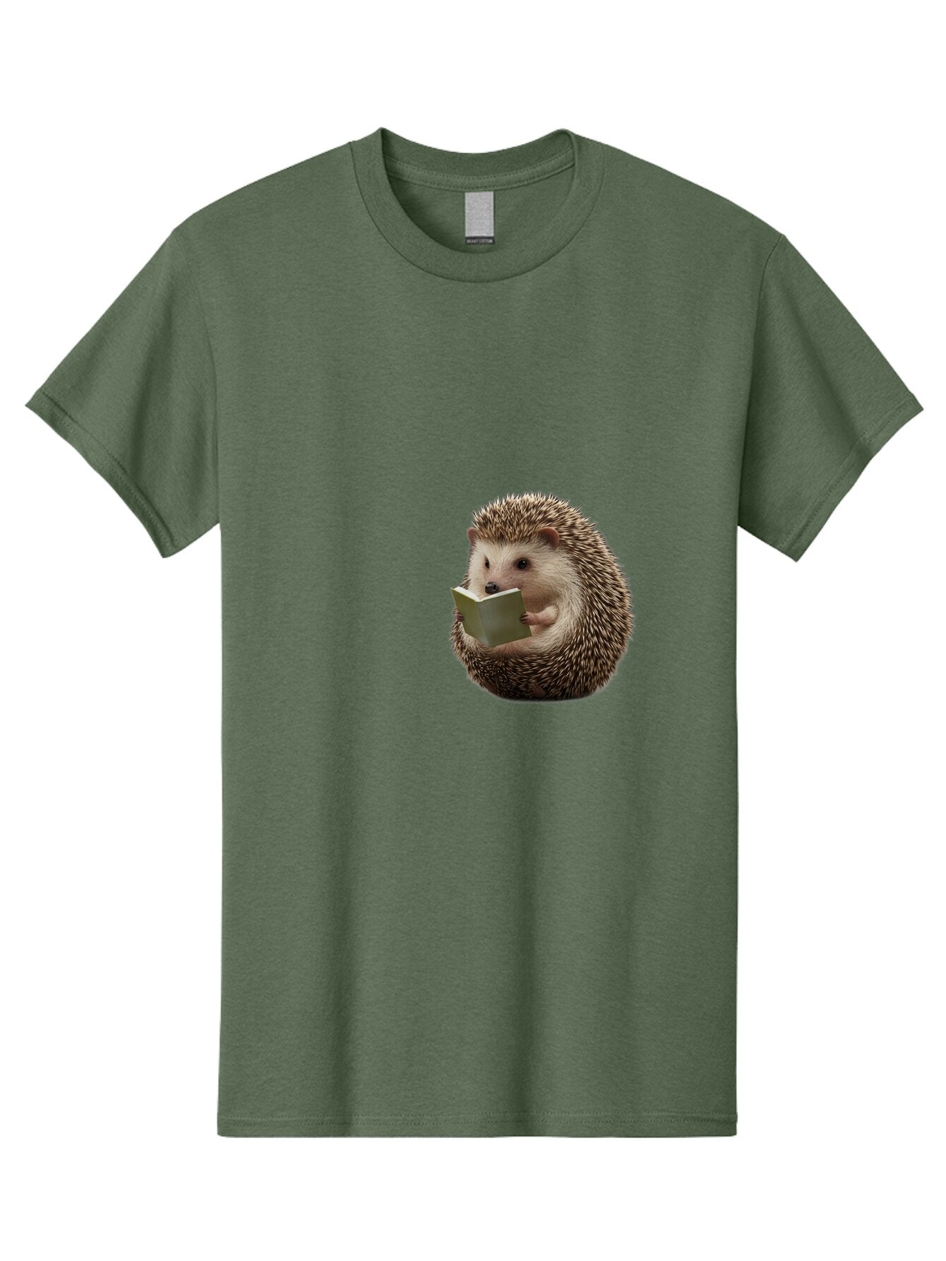 Hedgehog-Reading-6 Men'S Graphic Tee, 100% Cotton, Comfortable Casual Summer Wear, Machine Washable, Vintage Camera, Old Camera, Antique Camera, Black Camera, Classic Photography, Photography Equipment, Nostalgic Device, Film Camera, Baq941 9