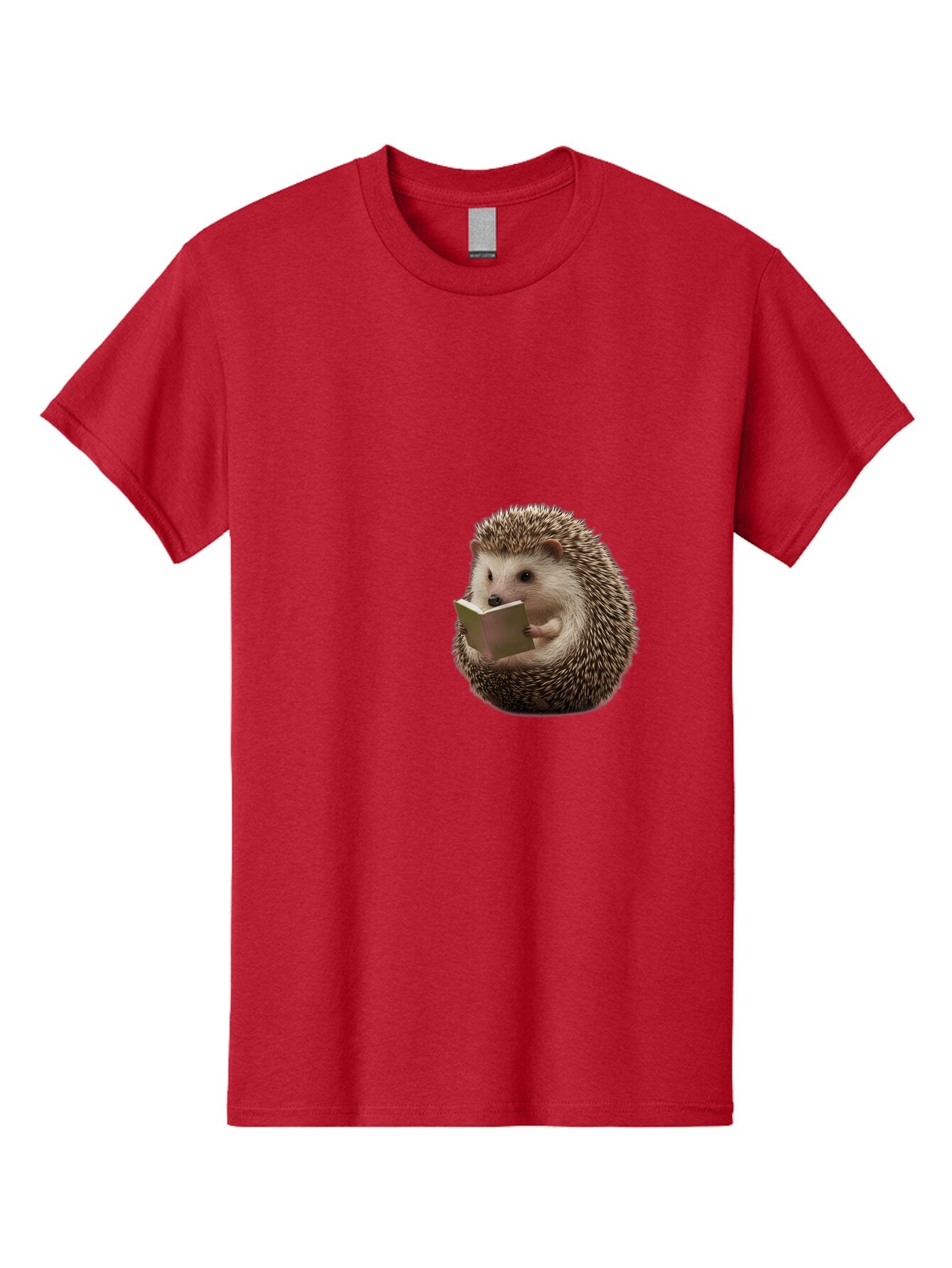 Hedgehog-Reading-6 Men'S Graphic Tee, 100% Cotton, Comfortable Casual Summer Wear, Machine Washable, Vintage Camera, Old Camera, Antique Camera, Black Camera, Classic Photography, Photography Equipment, Nostalgic Device, Film Camera, Baq941 14
