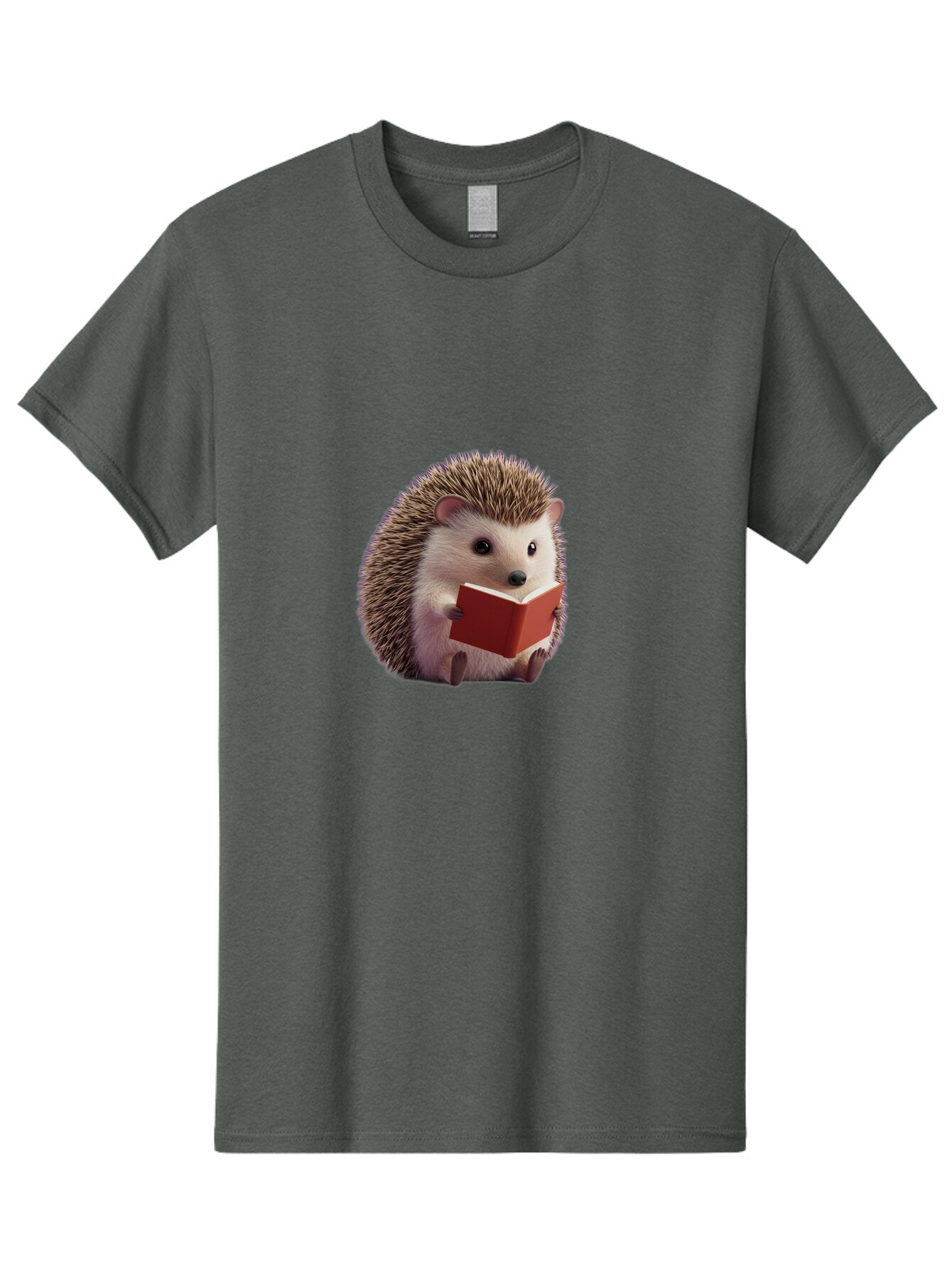 Hedgehog-Reading-7 Men'S Graphic Tee, 100% Cotton, Comfortable Casual Summer Wear, Machine Washable, Vintage Camera, Old Camera, Antique Camera, Black Camera, Classic Photography, Photography Equipment, Nostalgic Device, Film Camera, Baq942 8