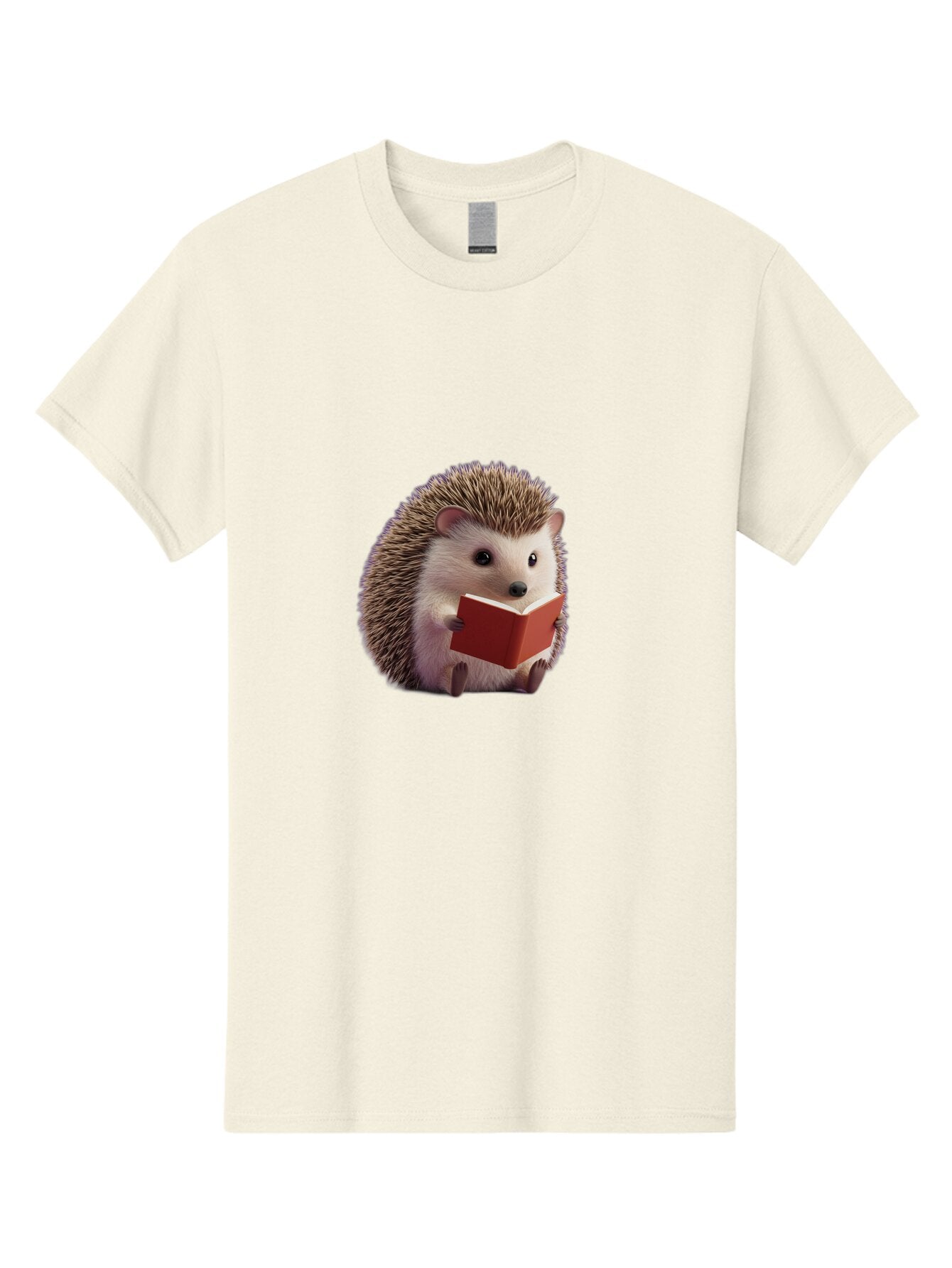 Hedgehog-Reading-7 Men'S Graphic Tee, 100% Cotton, Comfortable Casual Summer Wear, Machine Washable, Vintage Camera, Old Camera, Antique Camera, Black Camera, Classic Photography, Photography Equipment, Nostalgic Device, Film Camera, Baq942 1