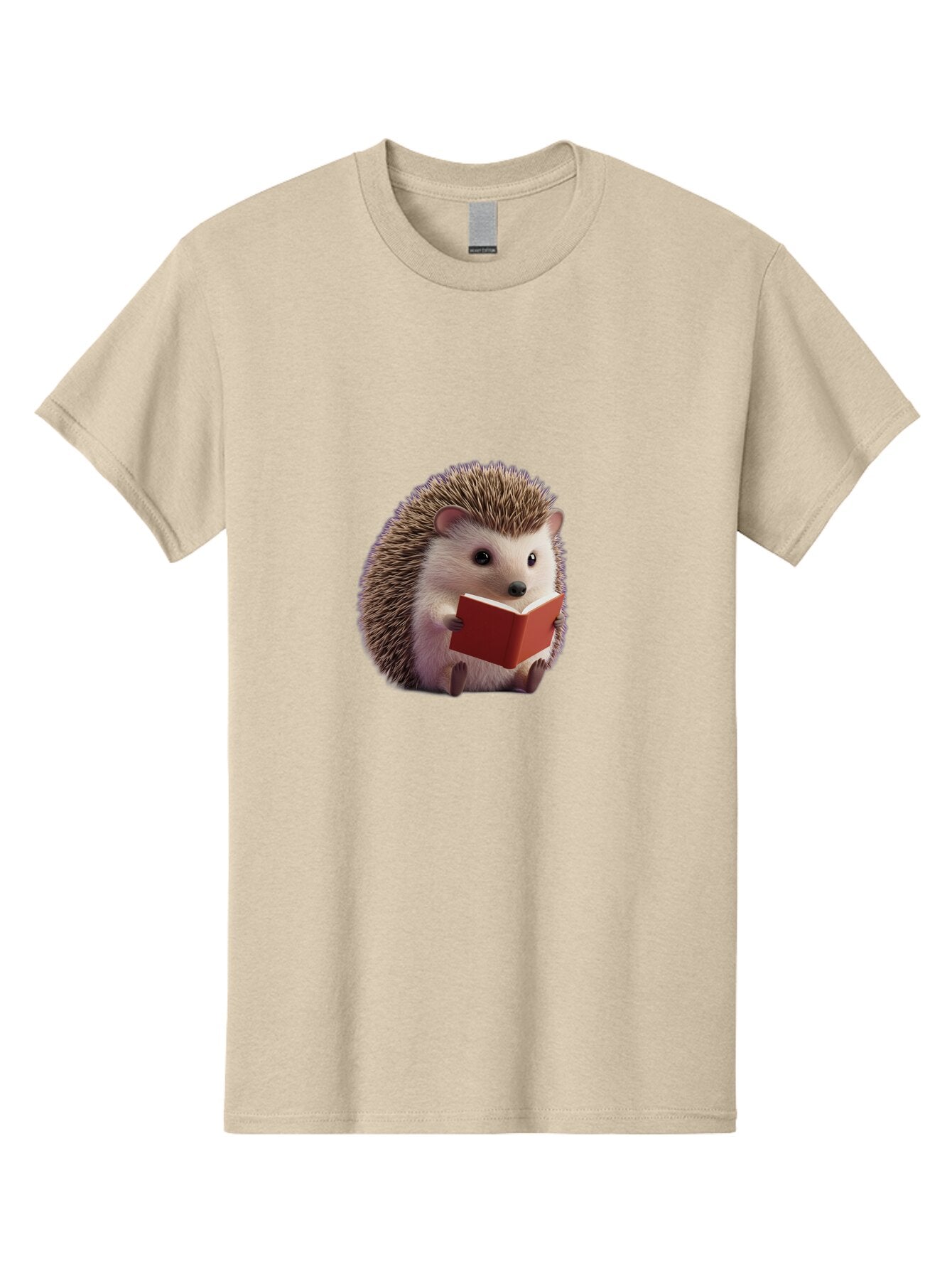 Hedgehog-Reading-7 Men'S Graphic Tee, 100% Cotton, Comfortable Casual Summer Wear, Machine Washable, Vintage Camera, Old Camera, Antique Camera, Black Camera, Classic Photography, Photography Equipment, Nostalgic Device, Film Camera, Baq942 7