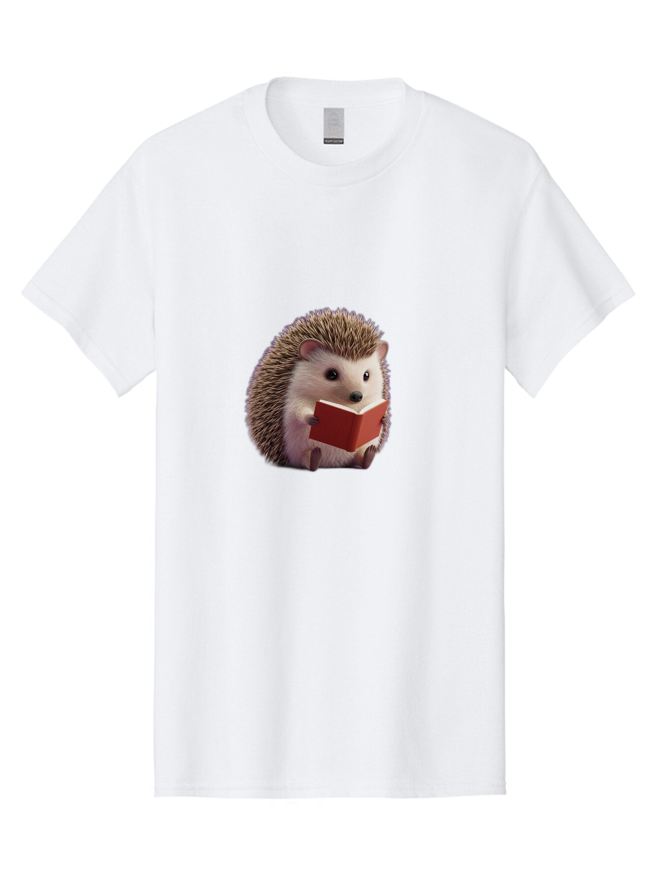 Hedgehog-Reading-7 Men'S Graphic Tee, 100% Cotton, Comfortable Casual Summer Wear, Machine Washable, Vintage Camera, Old Camera, Antique Camera, Black Camera, Classic Photography, Photography Equipment, Nostalgic Device, Film Camera, Baq942 4