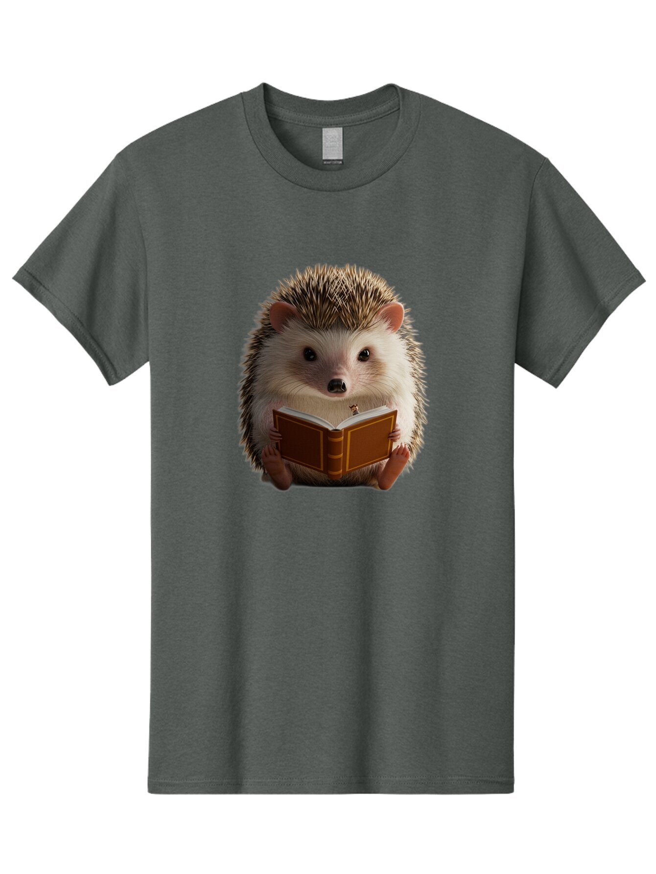 Hedgehog-Reading-8 Men'S Graphic Tee, 100% Cotton, Comfortable Casual Summer Wear, Machine Washable, Vintage Camera, Old Camera, Antique Camera, Black Camera, Classic Photography, Photography Equipment, Nostalgic Device, Film Camera, Baq943 8