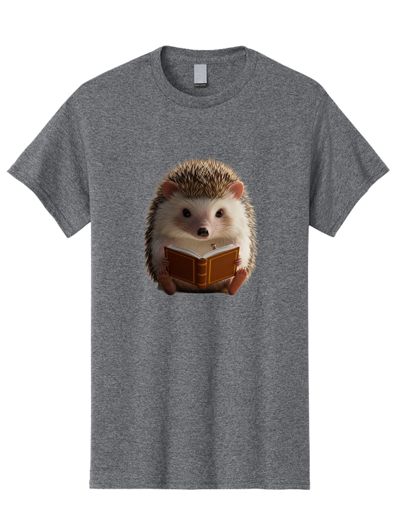 Hedgehog-Reading-8 Men'S Graphic Tee, 100% Cotton, Comfortable Casual Summer Wear, Machine Washable, Vintage Camera, Old Camera, Antique Camera, Black Camera, Classic Photography, Photography Equipment, Nostalgic Device, Film Camera, Baq943 4