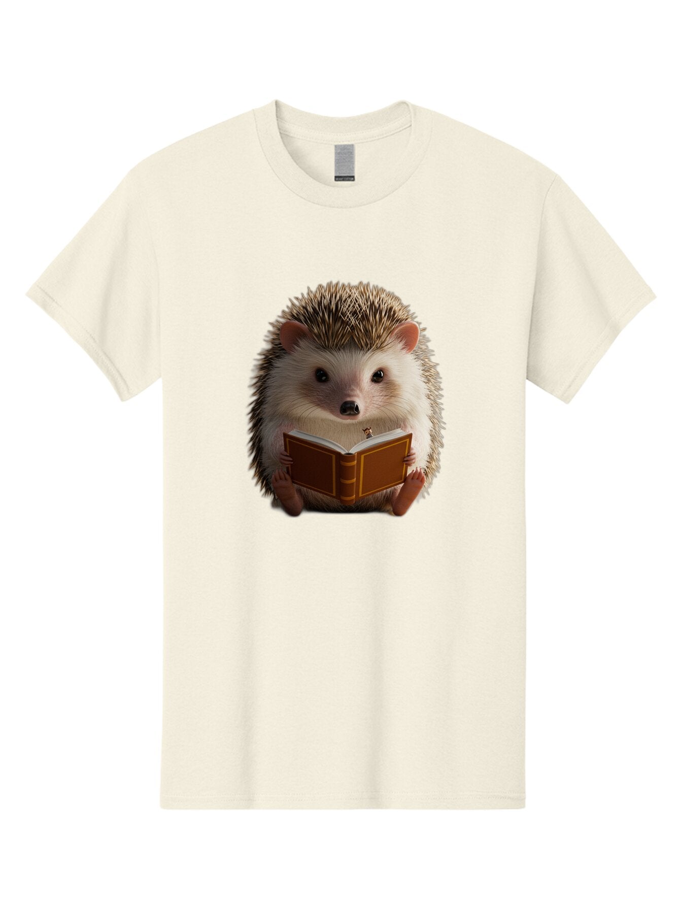 Hedgehog-Reading-8 Men'S Graphic Tee, 100% Cotton, Comfortable Casual Summer Wear, Machine Washable, Vintage Camera, Old Camera, Antique Camera, Black Camera, Classic Photography, Photography Equipment, Nostalgic Device, Film Camera, Baq943 5