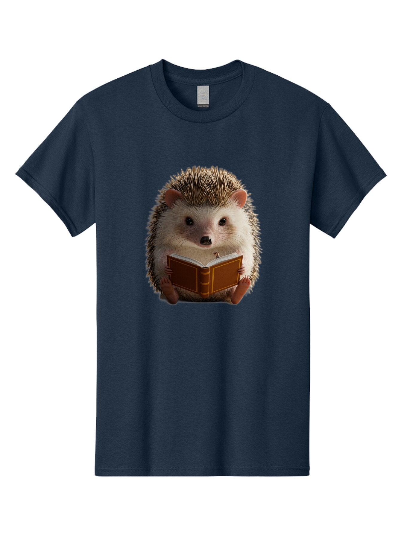 Hedgehog-Reading-8 Men'S Graphic Tee, 100% Cotton, Comfortable Casual Summer Wear, Machine Washable, Vintage Camera, Old Camera, Antique Camera, Black Camera, Classic Photography, Photography Equipment, Nostalgic Device, Film Camera, Baq943 11