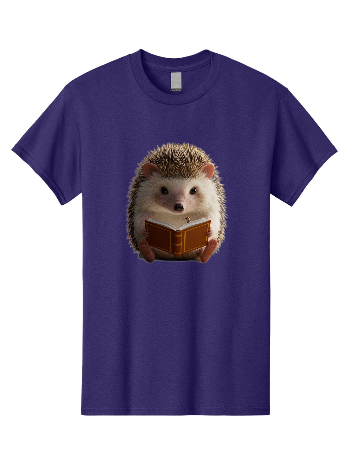 Hedgehog-Reading-8 Men'S Graphic Tee, 100% Cotton, Comfortable Casual Summer Wear, Machine Washable, Vintage Camera, Old Camera, Antique Camera, Black Camera, Classic Photography, Photography Equipment, Nostalgic Device, Film Camera, Baq943 3