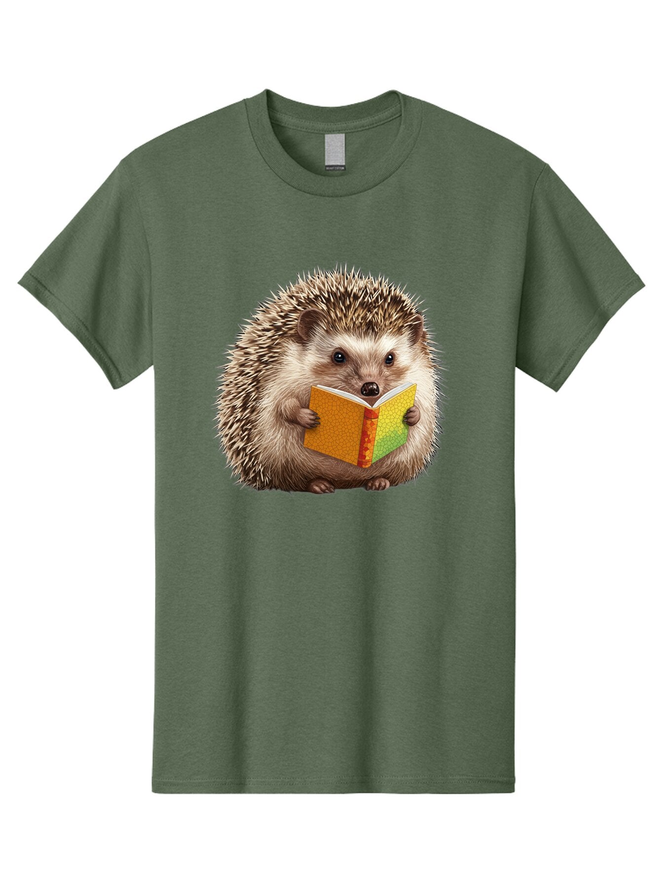Hedgehog-Reading-Book Men'S Graphic Tee, 100% Cotton, Comfortable Casual Summer Wear, Machine Washable, Vintage Camera, Old Camera, Antique Camera, Black Camera, Classic Photography, Photography Equipment, Nostalgic Device, Film Camera, Baq947 14