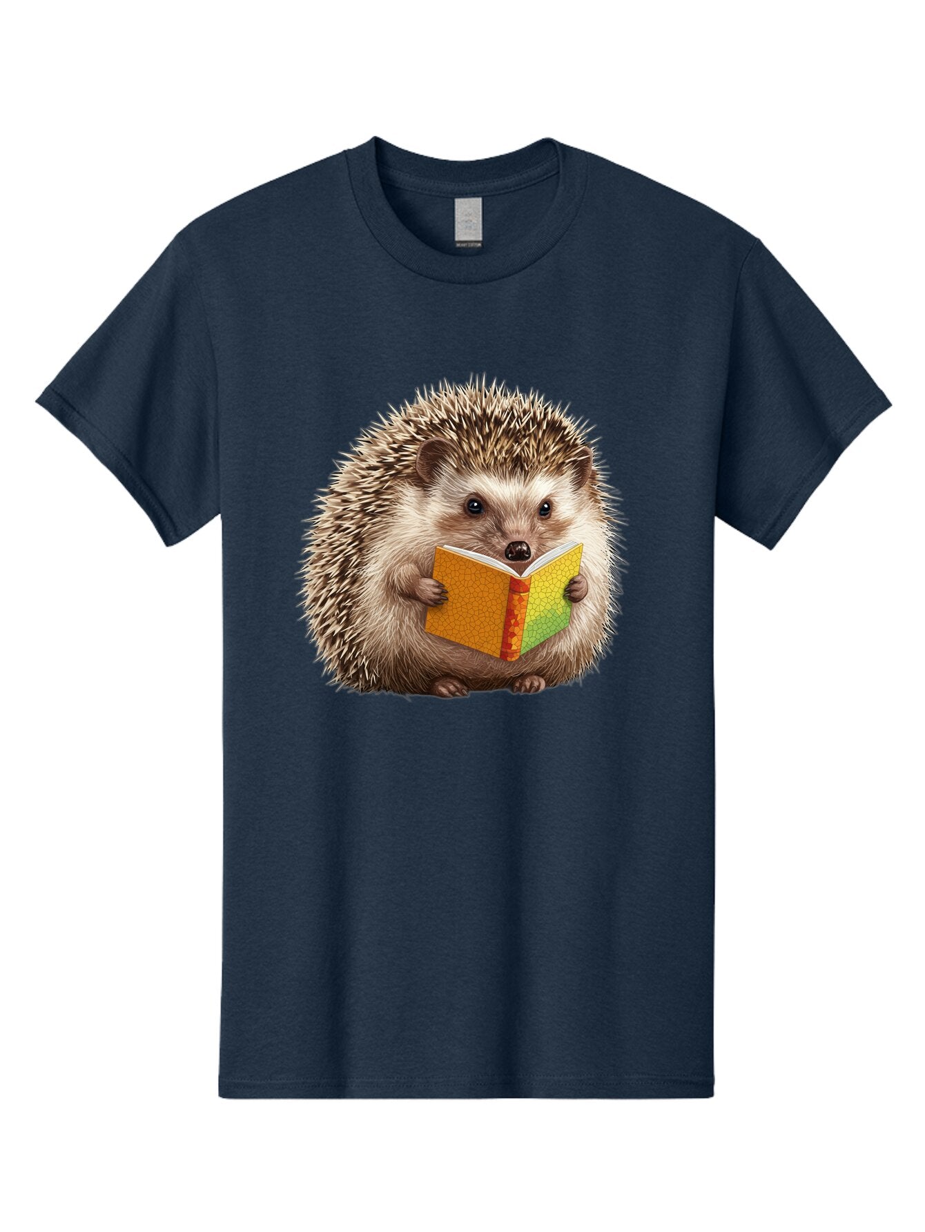 Hedgehog-Reading-Book Men'S Graphic Tee, 100% Cotton, Comfortable Casual Summer Wear, Machine Washable, Vintage Camera, Old Camera, Antique Camera, Black Camera, Classic Photography, Photography Equipment, Nostalgic Device, Film Camera, Baq947 12