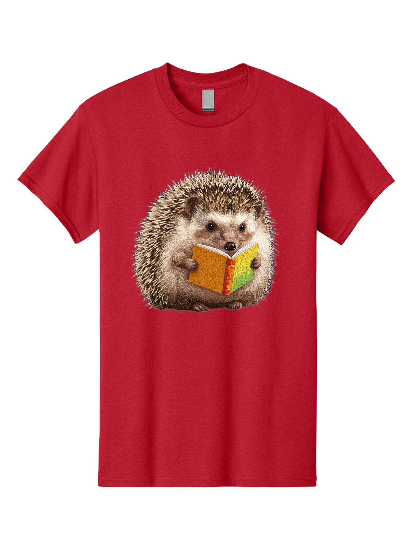 Hedgehog-Reading-Book Men'S Graphic Tee, 100% Cotton, Comfortable Casual Summer Wear, Machine Washable, Vintage Camera, Old Camera, Antique Camera, Black Camera, Classic Photography, Photography Equipment, Nostalgic Device, Film Camera, Baq947 9