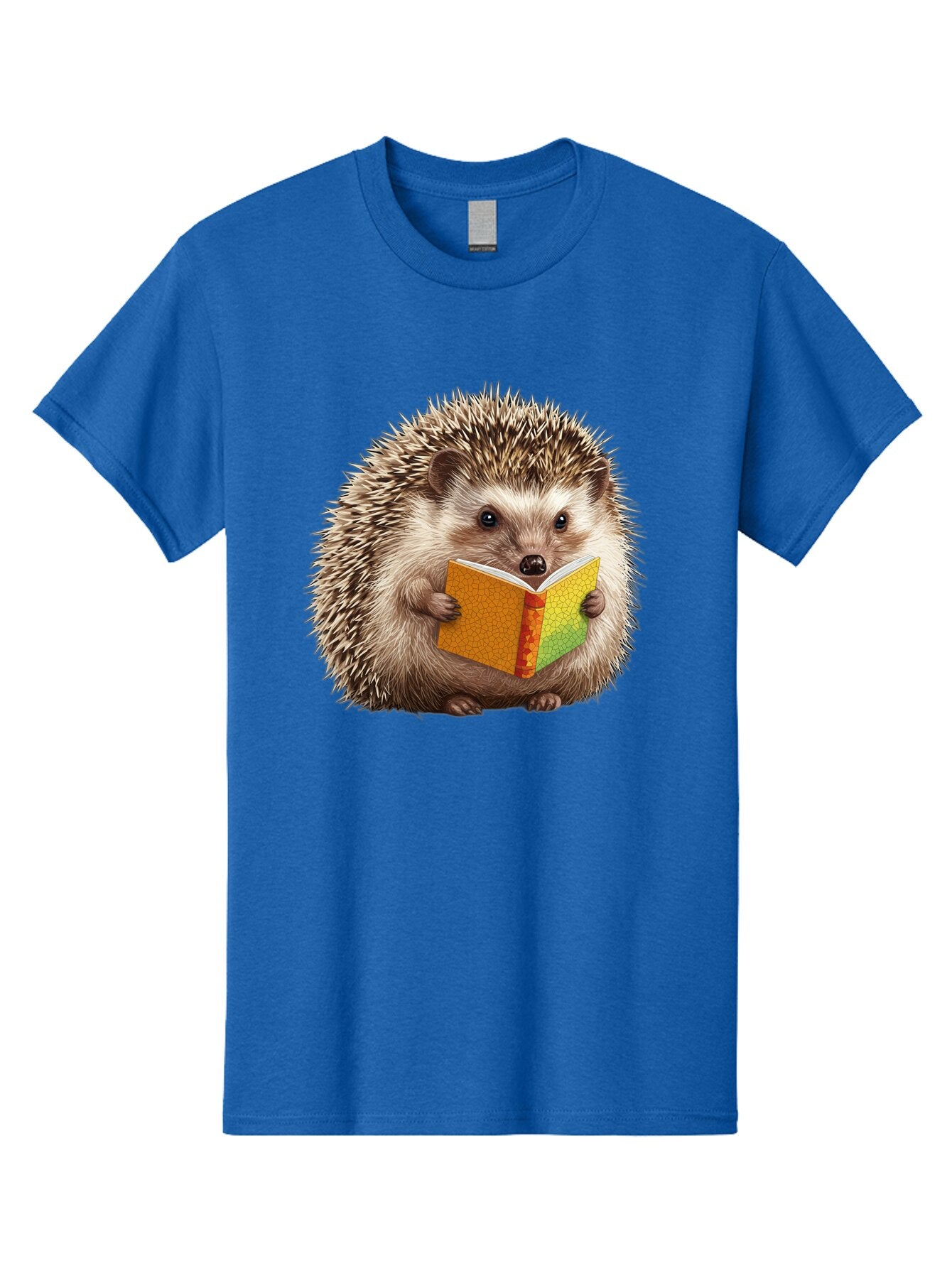 Hedgehog-Reading-Book Men'S Graphic Tee, 100% Cotton, Comfortable Casual Summer Wear, Machine Washable, Vintage Camera, Old Camera, Antique Camera, Black Camera, Classic Photography, Photography Equipment, Nostalgic Device, Film Camera, Baq947 1
